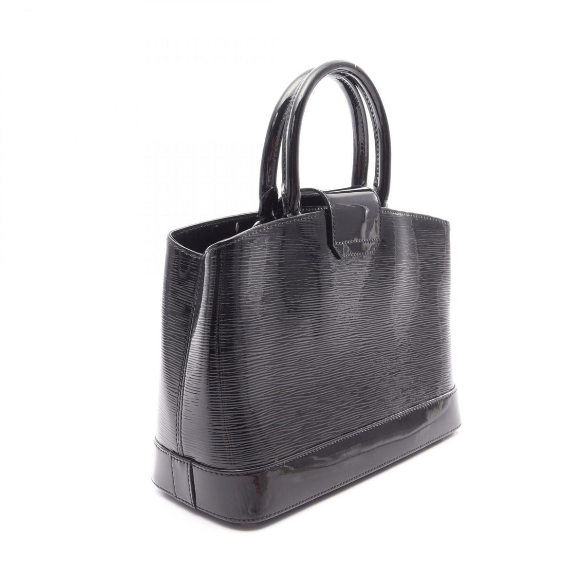 Louis Vuitton Black Noir Leather Handbag (Pre-Owned)