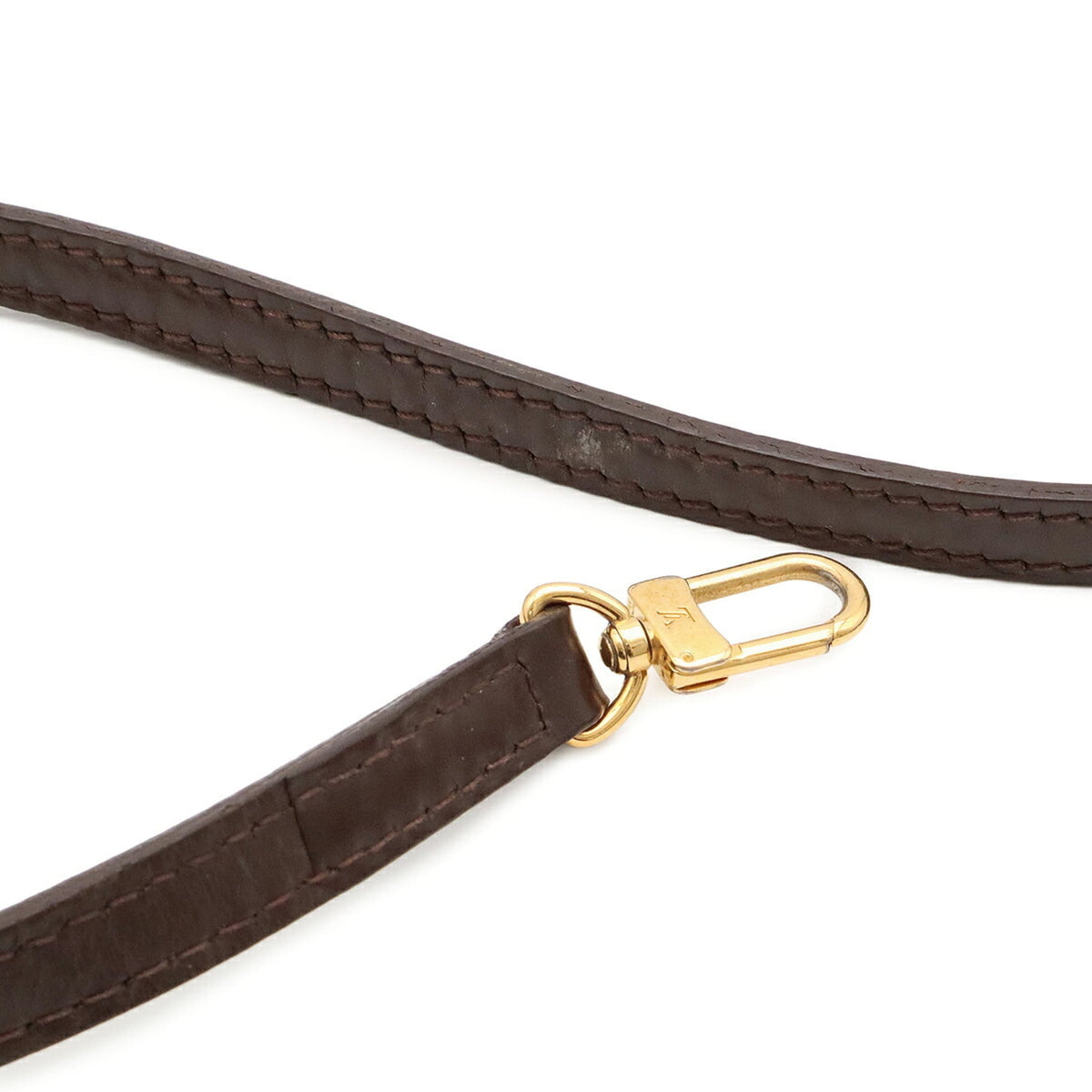 Louis Vuitton Brown Damier Canvas White Pvc Clutch Bag Handbag Pouch Shoulder Bag (Pre-Owned)