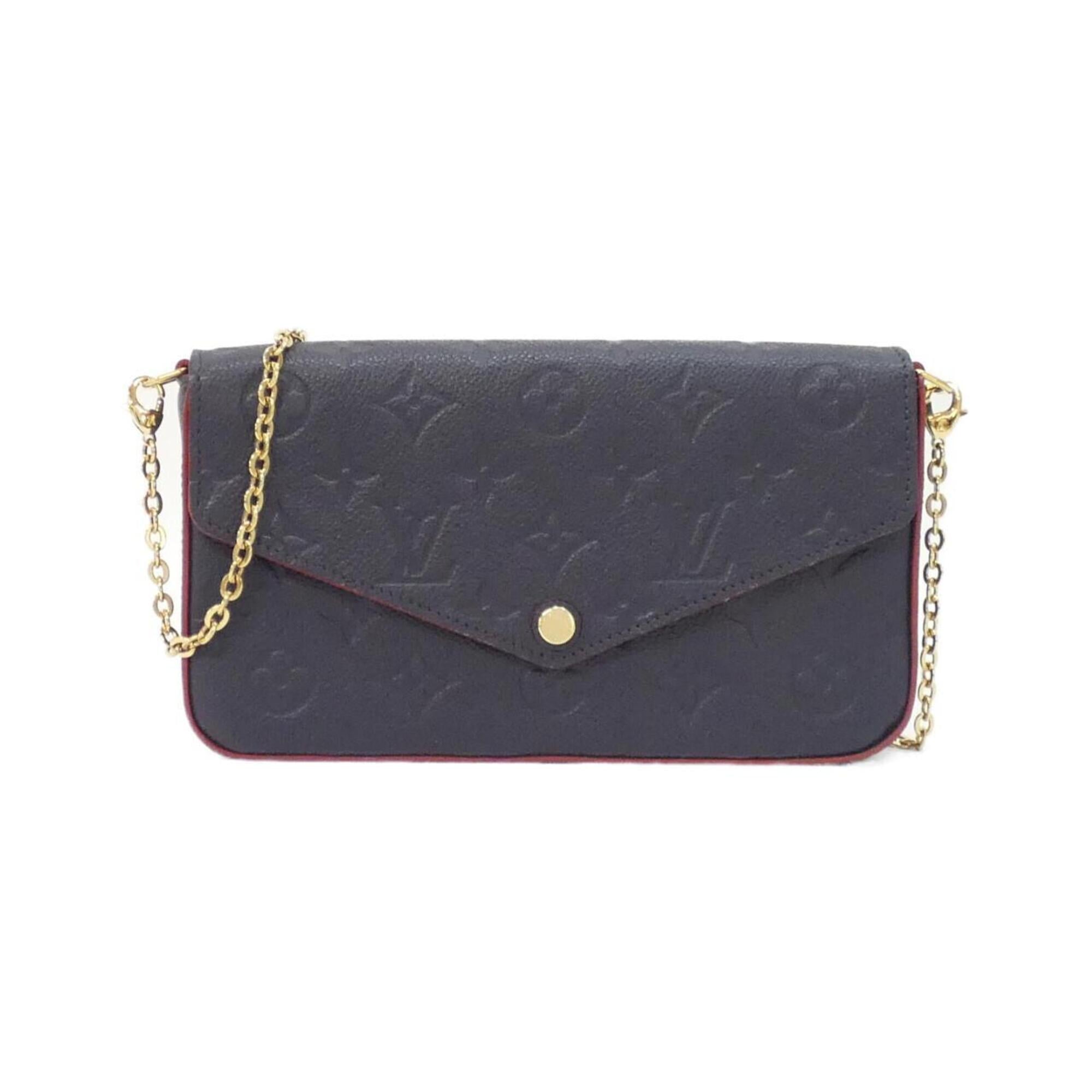 Louis Vuitton Monogram Empreinte Marine Rouge Monogram Empreinte Pochette Shoulder Bag (Pre-Owned)