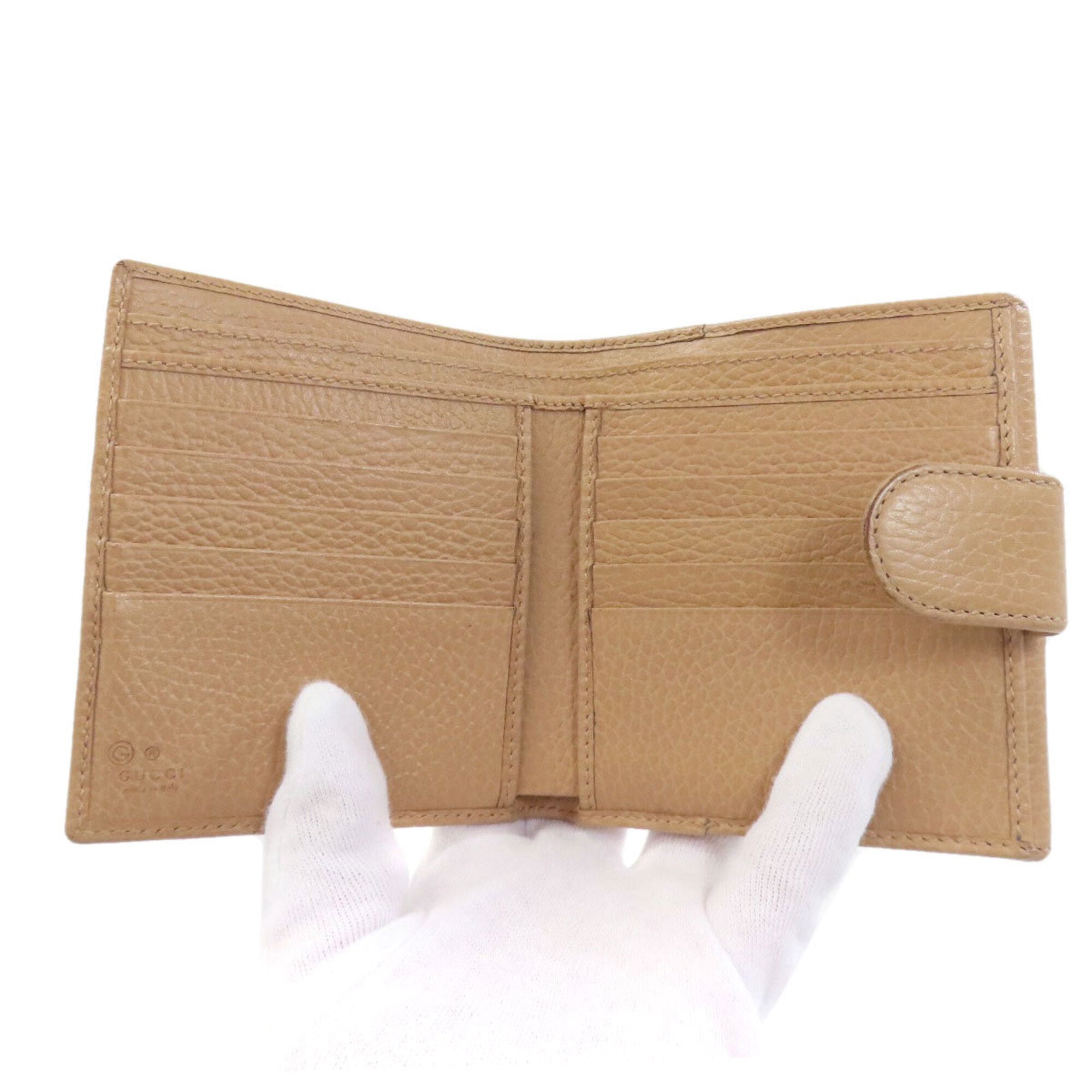 Gucci Brown Leather Wallet (Bi-Fold) (Pre-Owned)