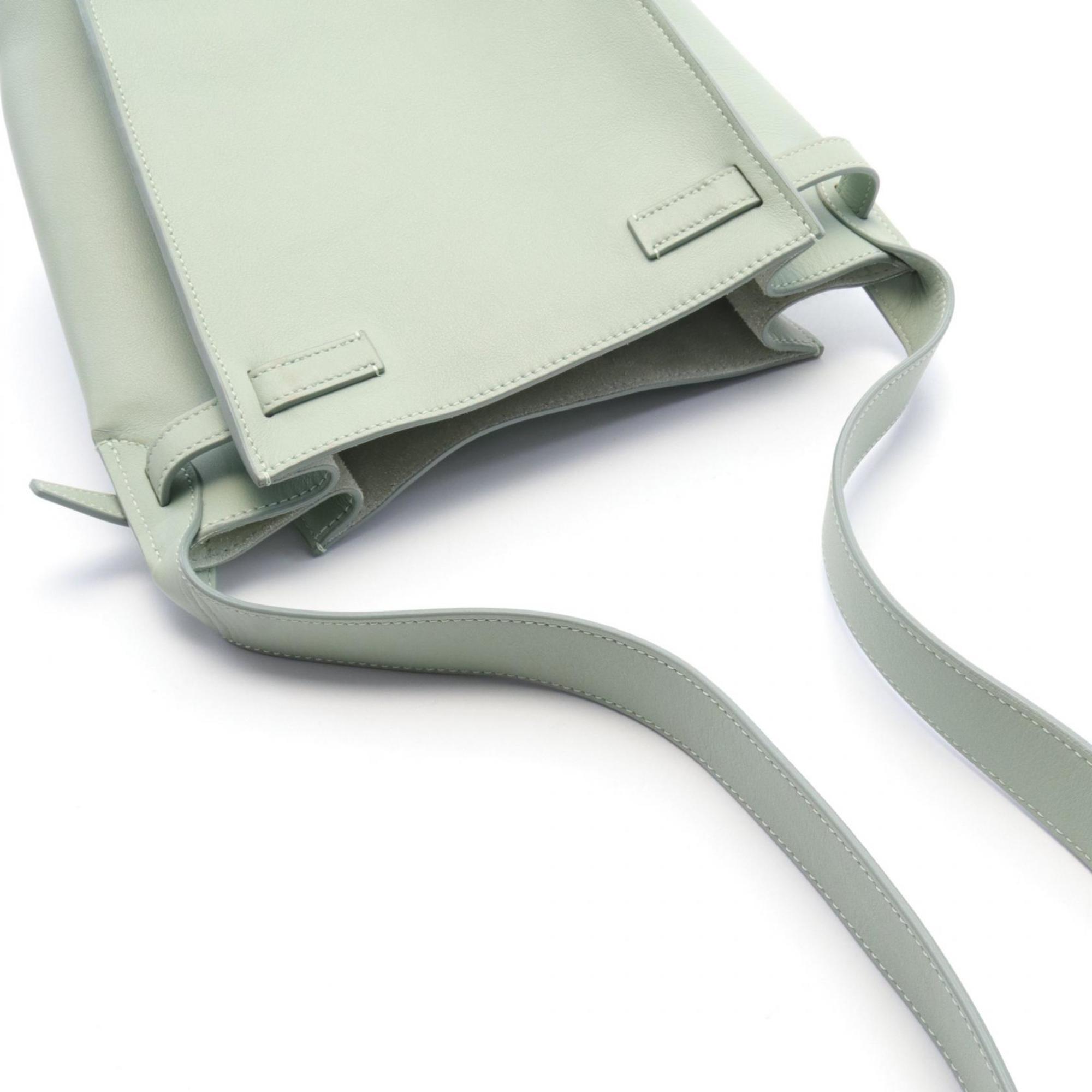 Celine Green Leather Shoulder Bag (Pre-Owned)