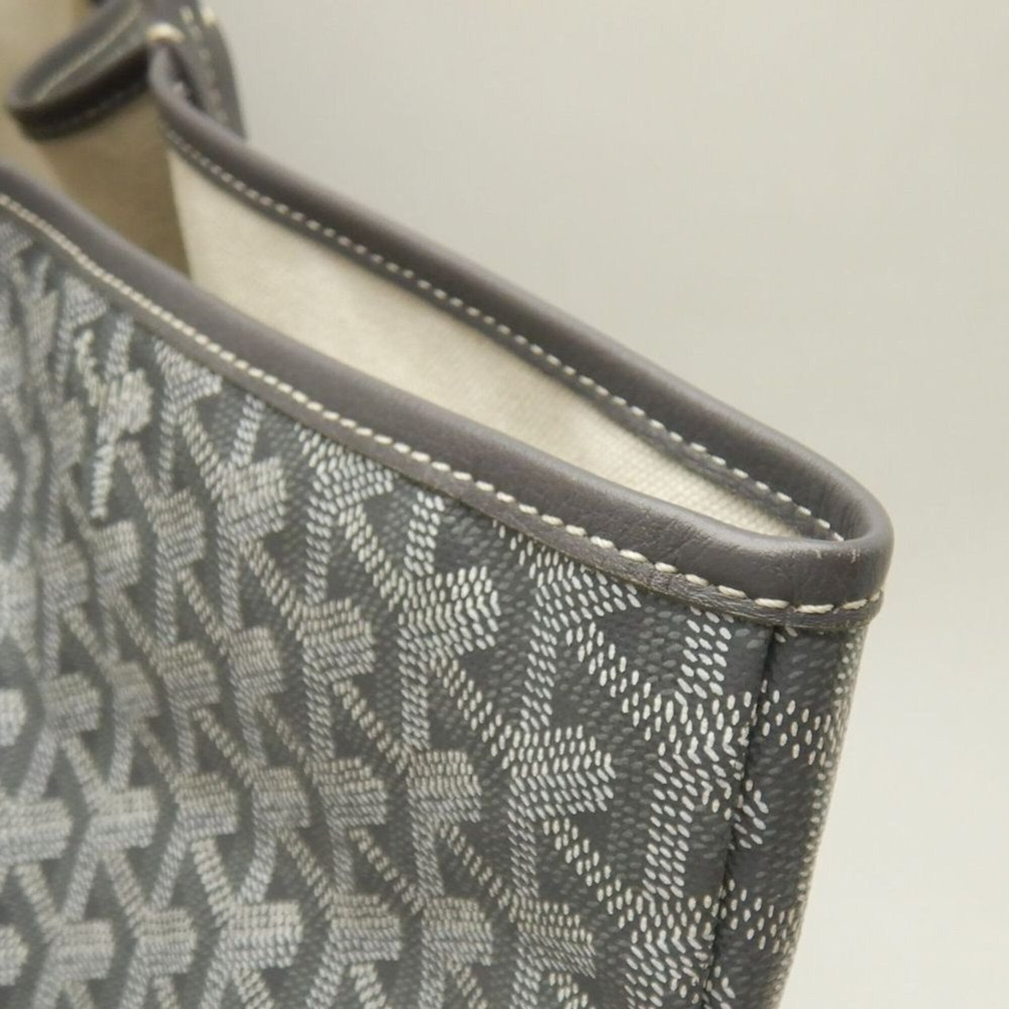 Goyard Gray Coated Canvas Pouch Tote Bag (Pre-Owned)