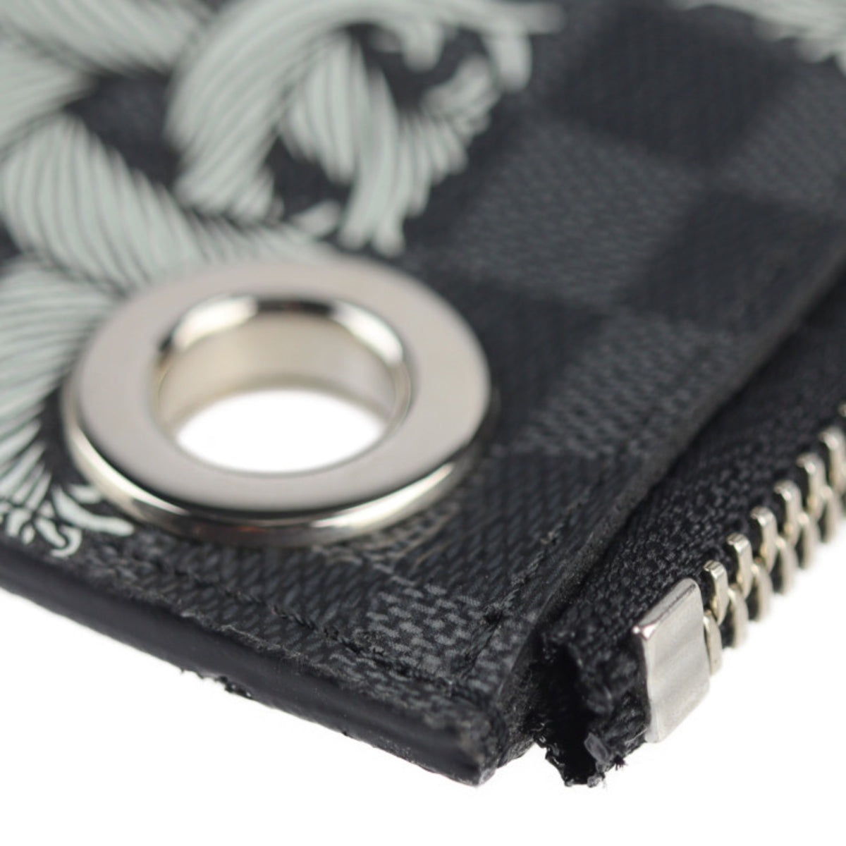 Louis Vuitton Black Gray Damier Graphite Clutch Bag (Pre-Owned)