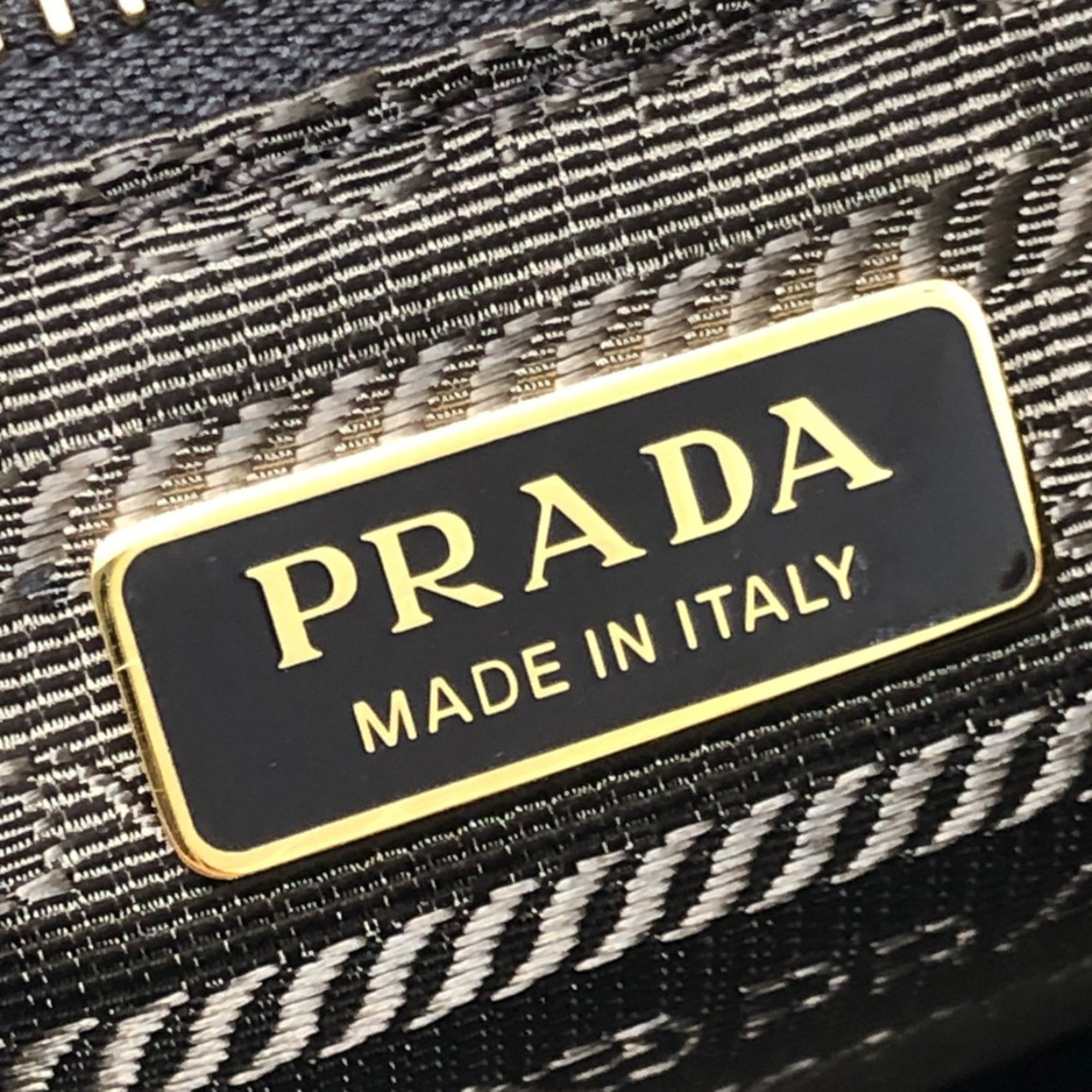 Prada Brown Nylon Leather Shoulder Bag (Pre-Owned)