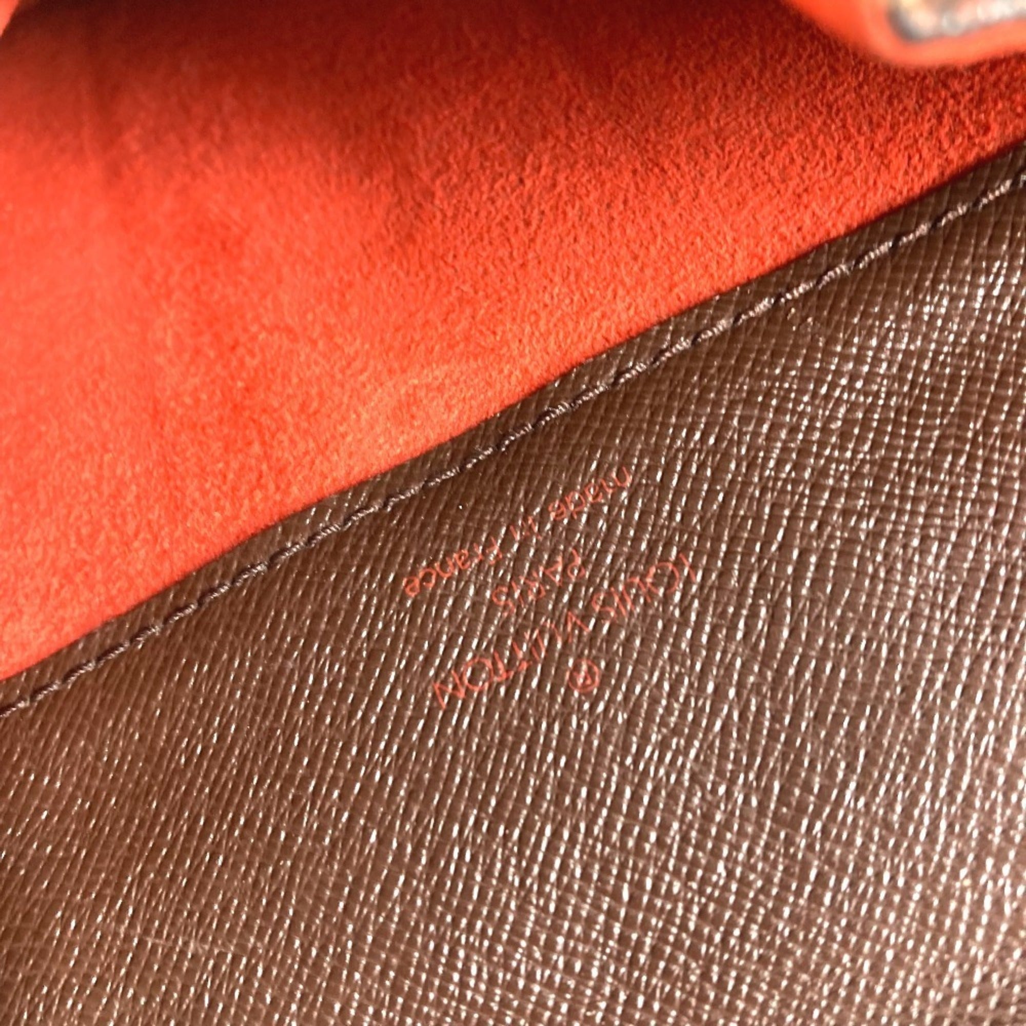 Louis Vuitton Brown Damier Canvas Pochette Shoulder Bag (Pre-Owned)