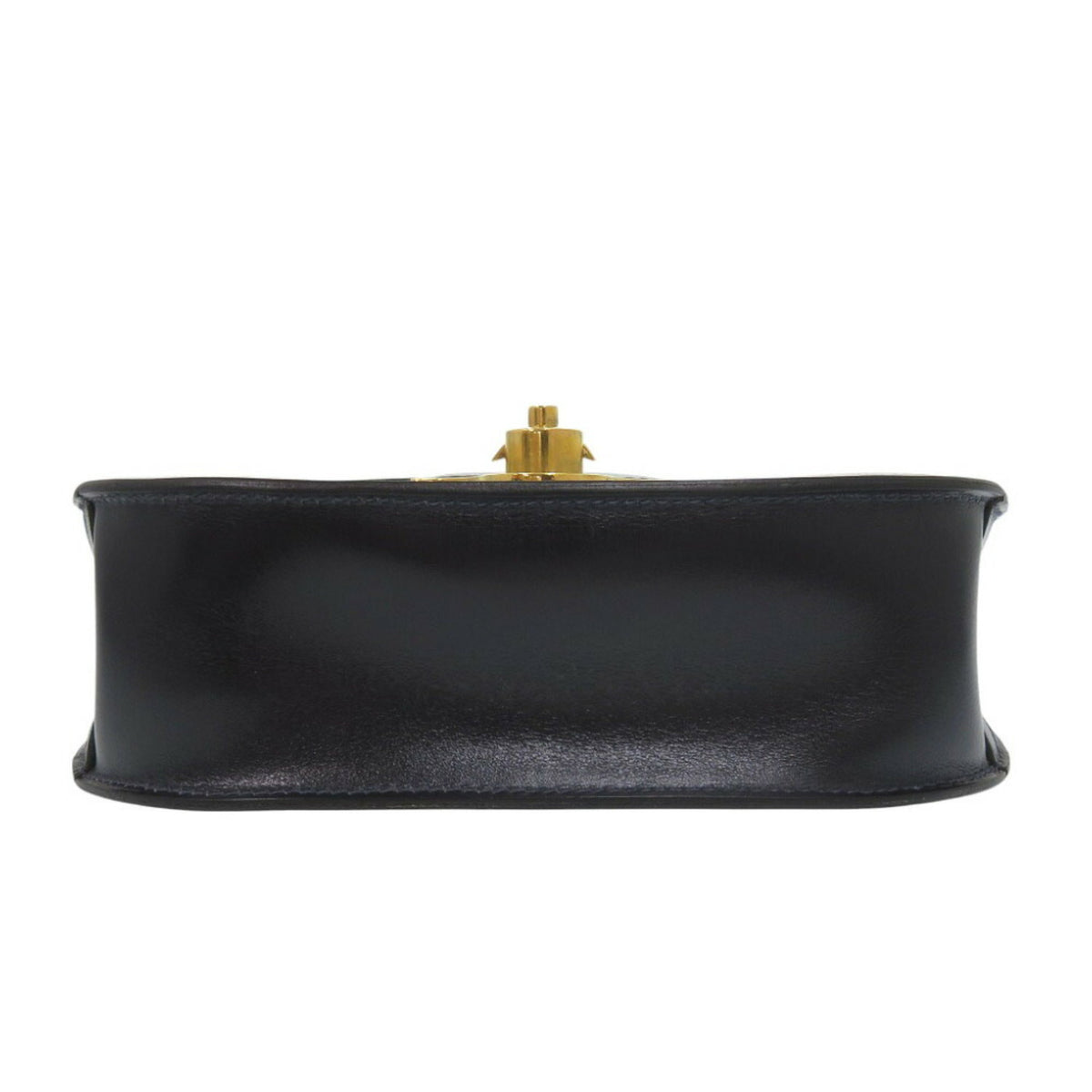 Hermes Black Box Calf Leather Shoulder Bag (Pre-Owned)