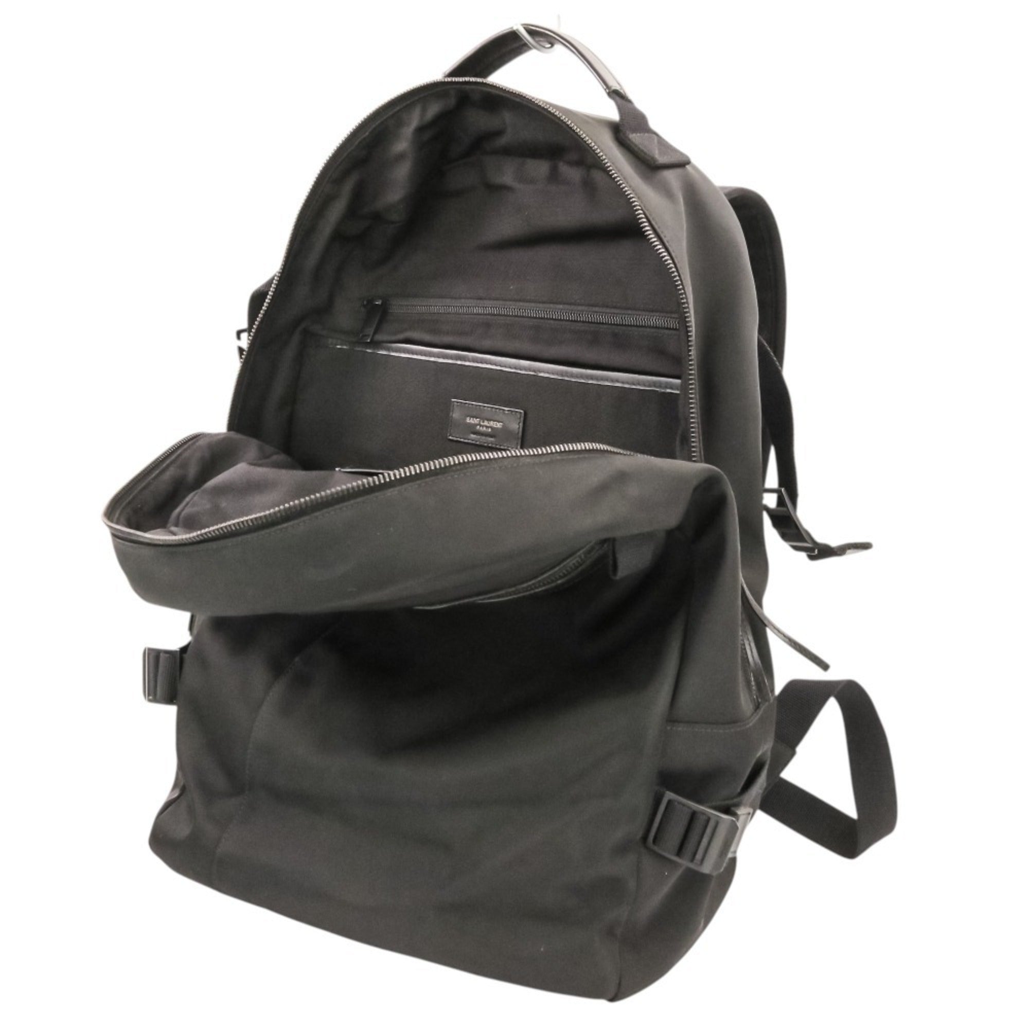 Yves Saint Laurent Black Backpack (Pre-Owned)