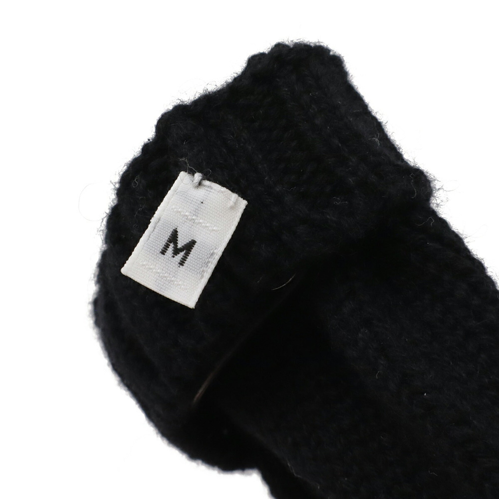 Hermes Sellier Black Cashmere Warm Gloves (Pre-Owned)