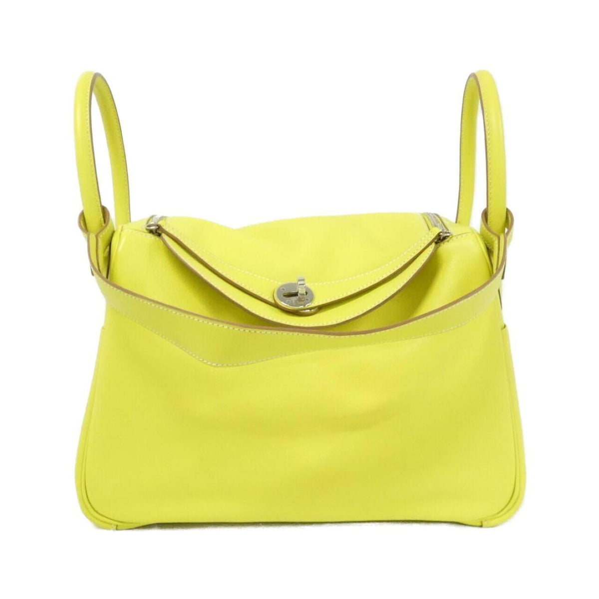 Hermes Lime Yellow Swift Leather Shoulder Bag (Pre-Owned)