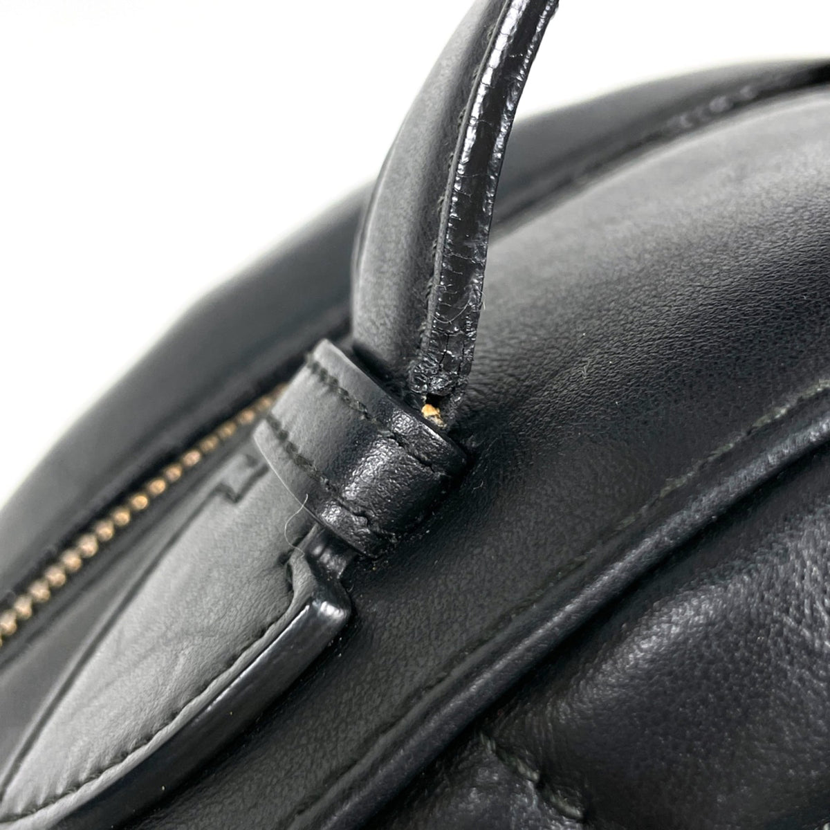 Gucci Gg Marmont Black Leather Backpack (Pre-Owned)