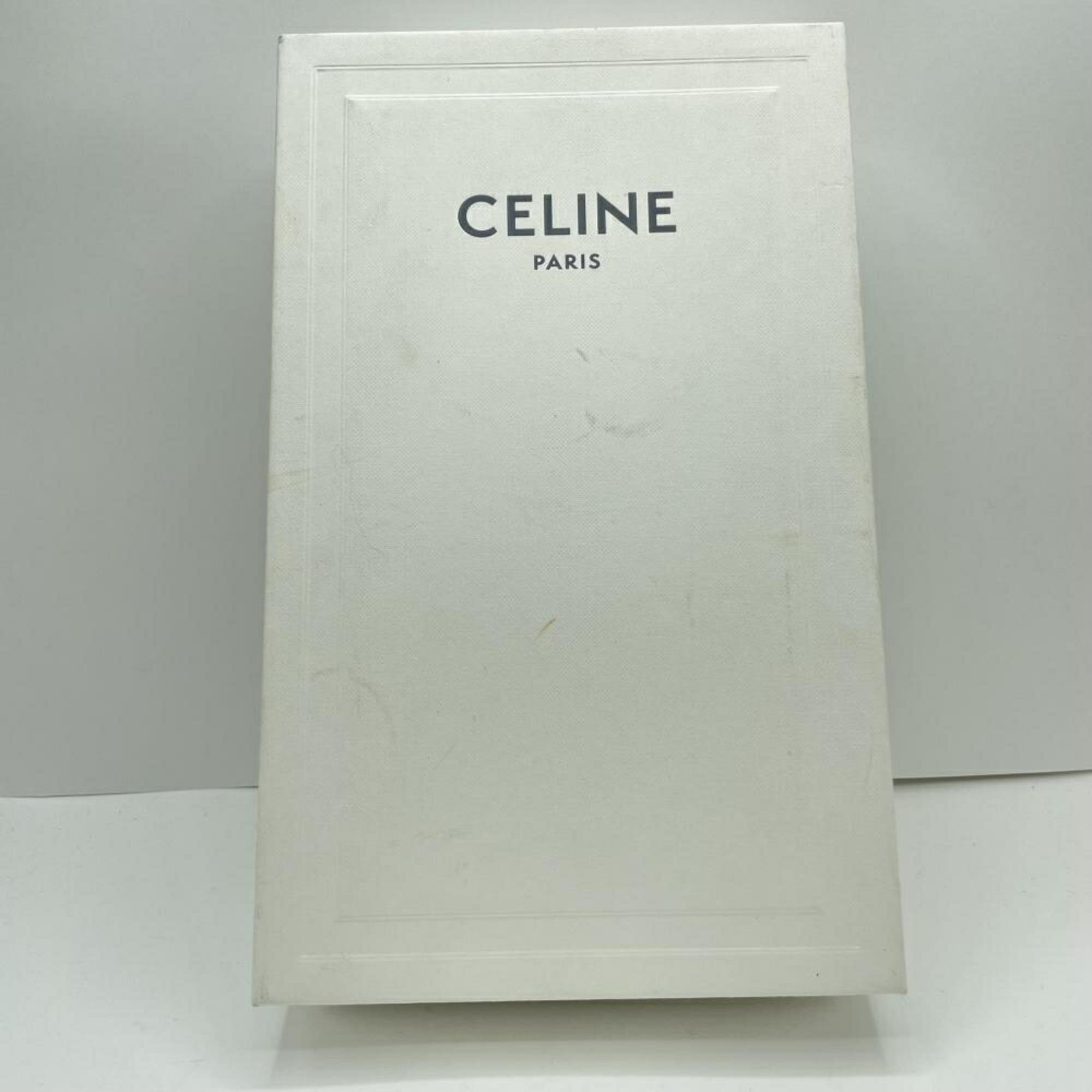 Celine Blue Gray Leather Bill Wallet (Bi-Fold) (Pre-Owned)