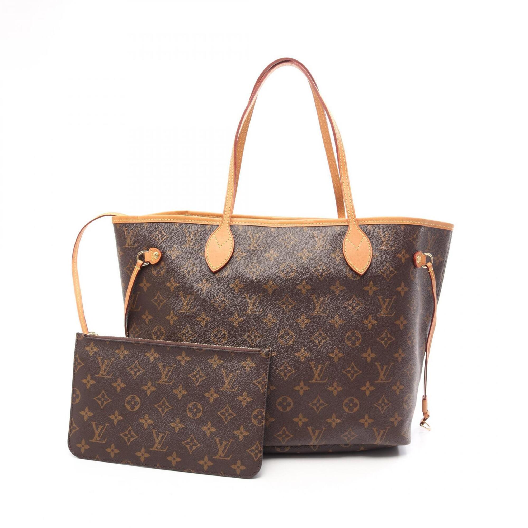 Louis Vuitton Brown Coated Canvas Pvc Monogram Leather Handbag Tote Bag (Pre-Owned)