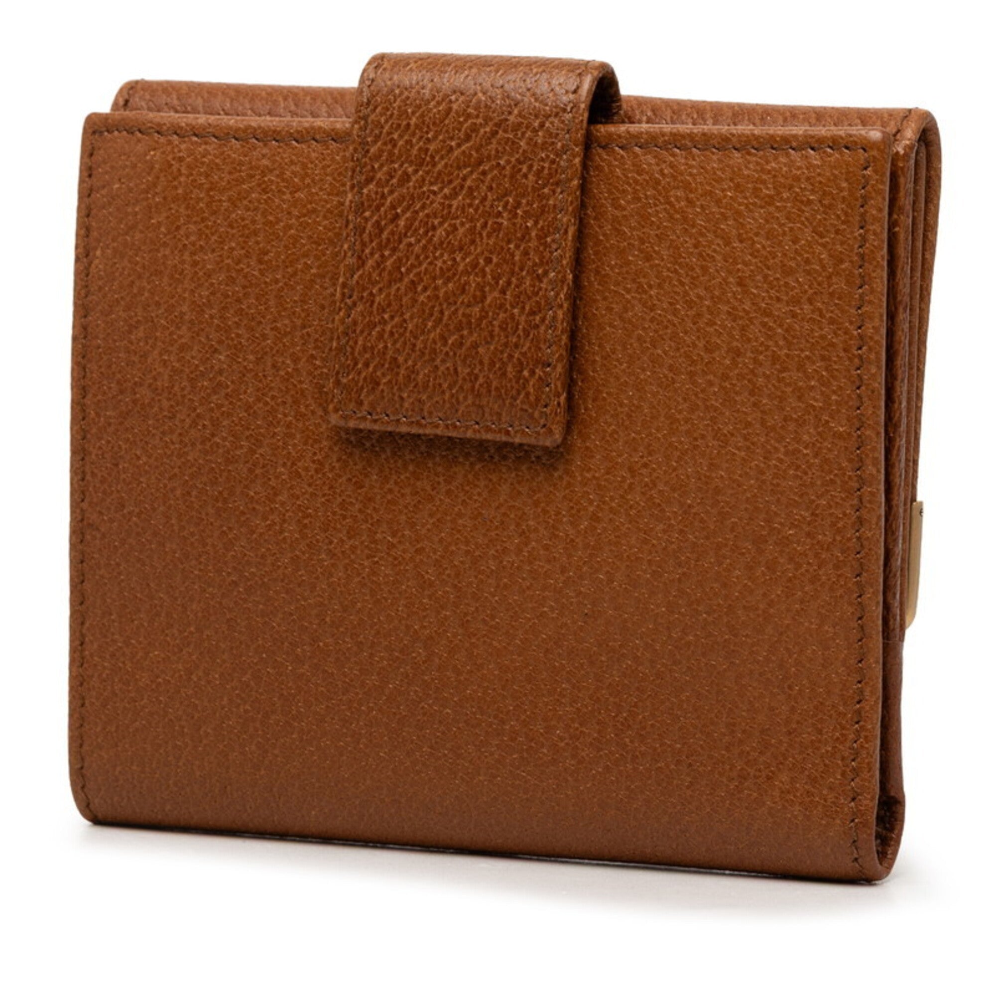 Gucci Brown Leather Wallet (Bi-Fold) (Pre-Owned)