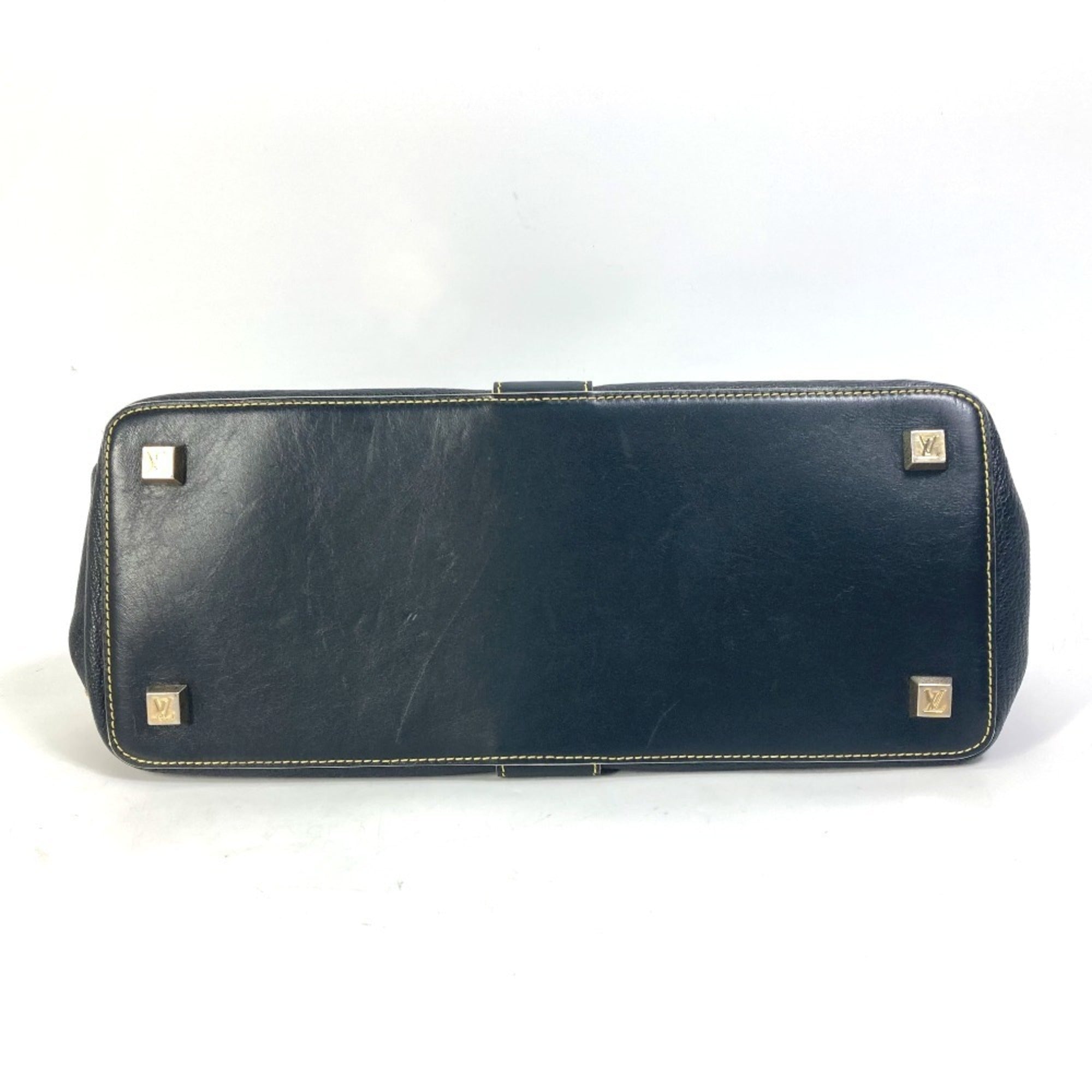 Louis Vuitton Black Noir Suhali Leather Handbag (Pre-Owned)