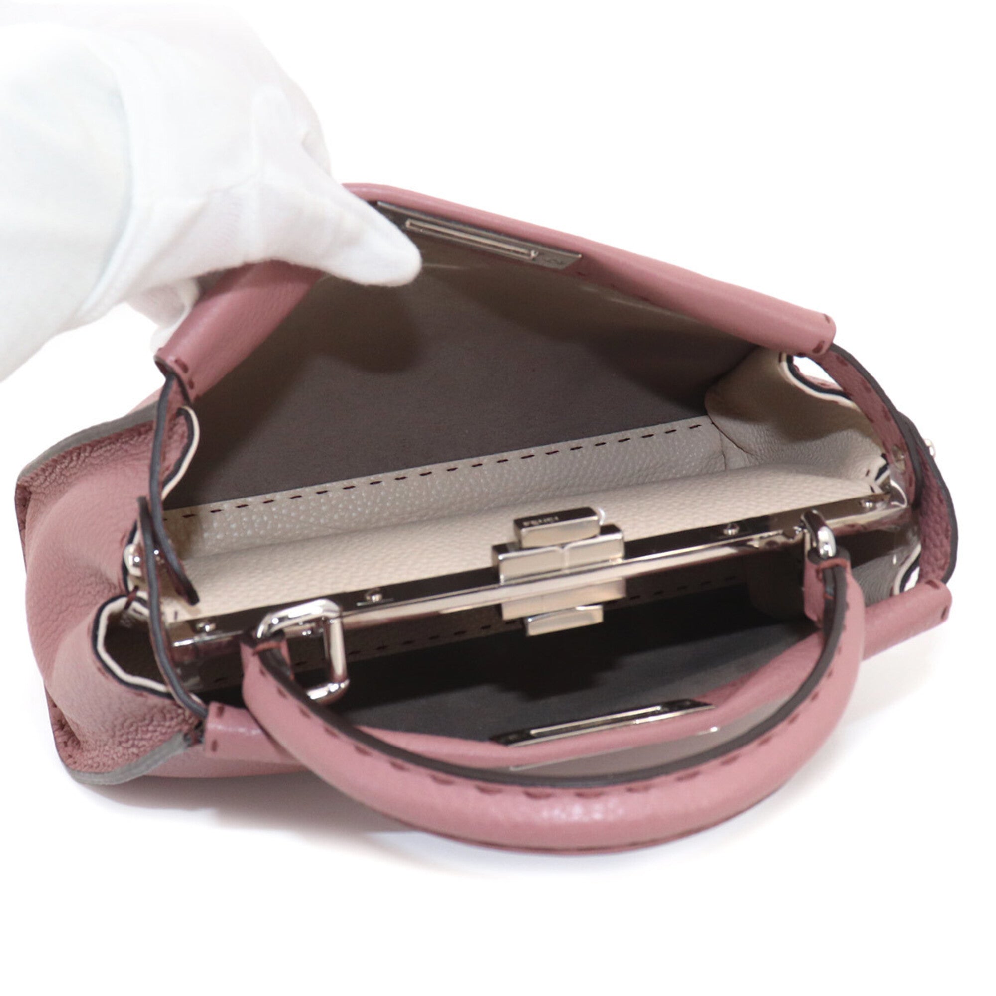 Fendi Brown Leather Handbag (Pre-Owned)