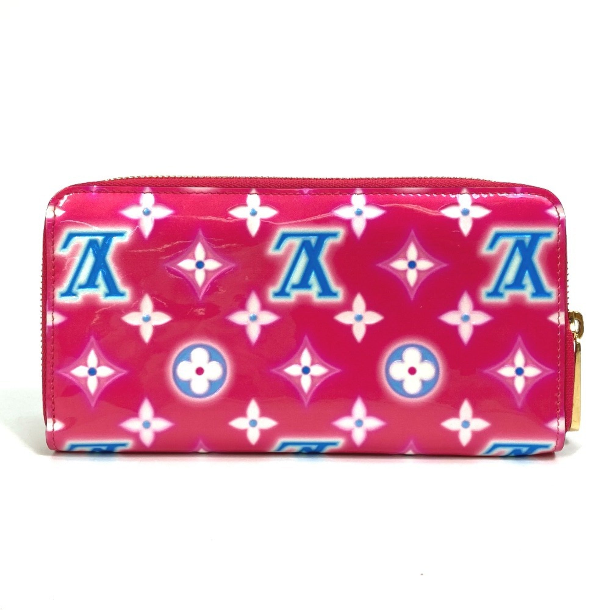 Louis Vuitton Monogram Vernis Pink Monogram Vernis Long Wallet (Bi-Fold) (Pre-Owned)