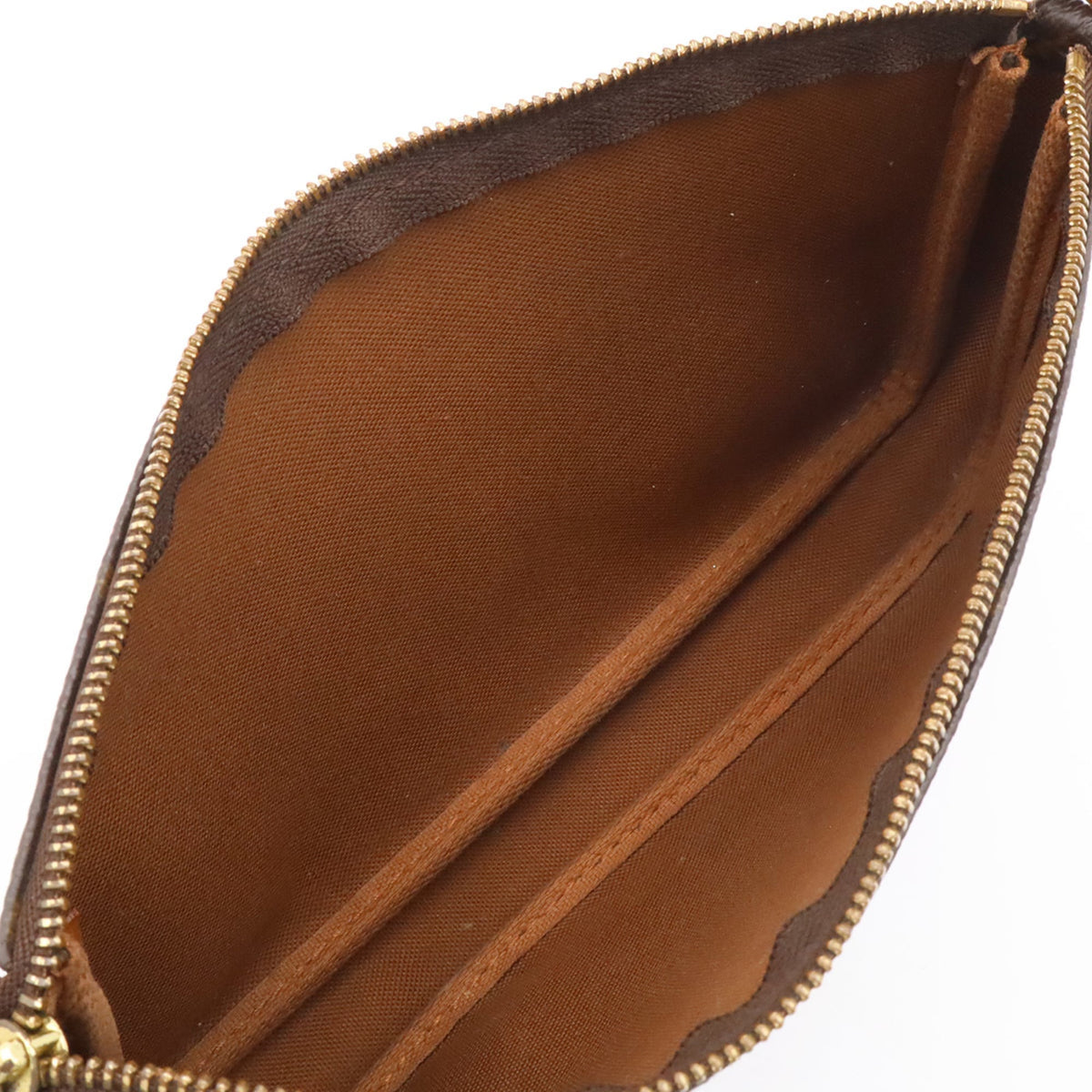 Louis Vuitton Brown Monogram Canvas Handbag Pochette Pouch (Pre-Owned)