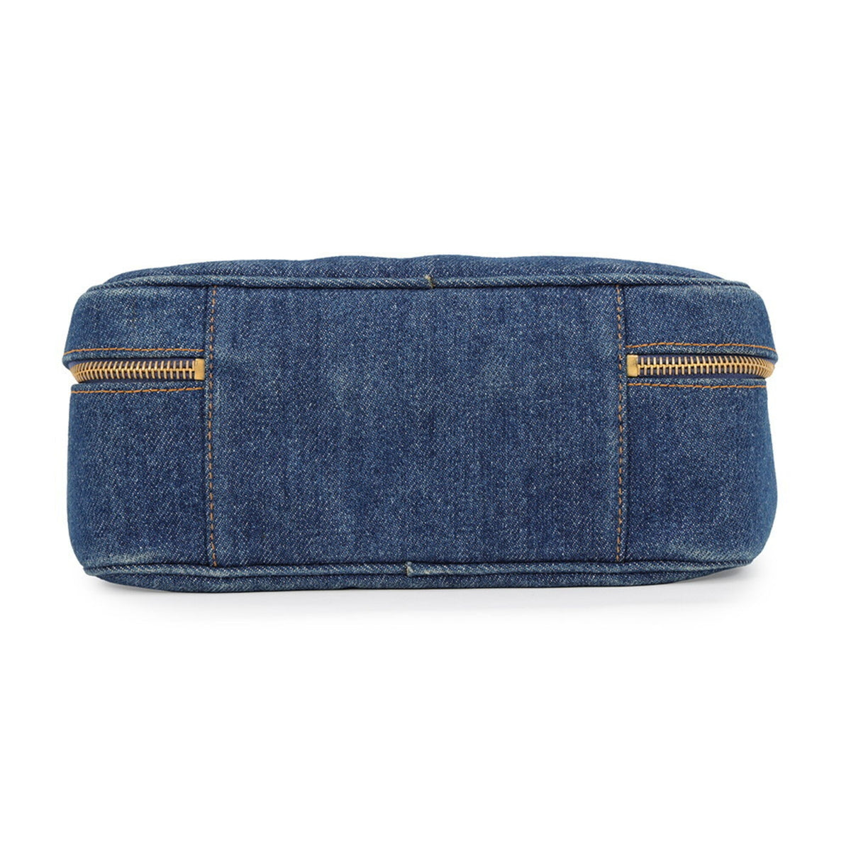 Chanel Blue Denim Handbag Shoulder Bag Vanity Bag (Pre-Owned)