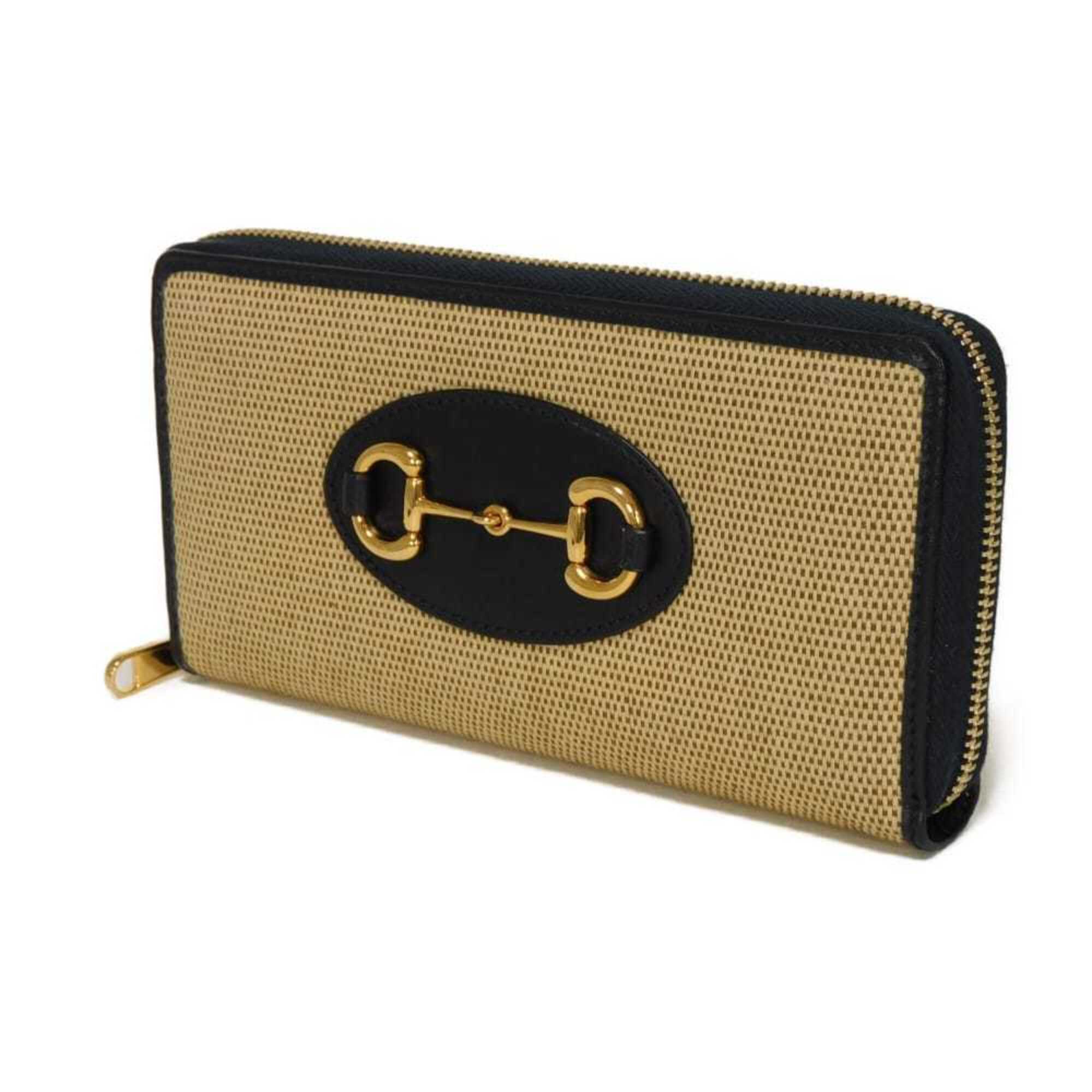 Gucci Beige Long Wallet (Bi-Fold) (Pre-Owned)