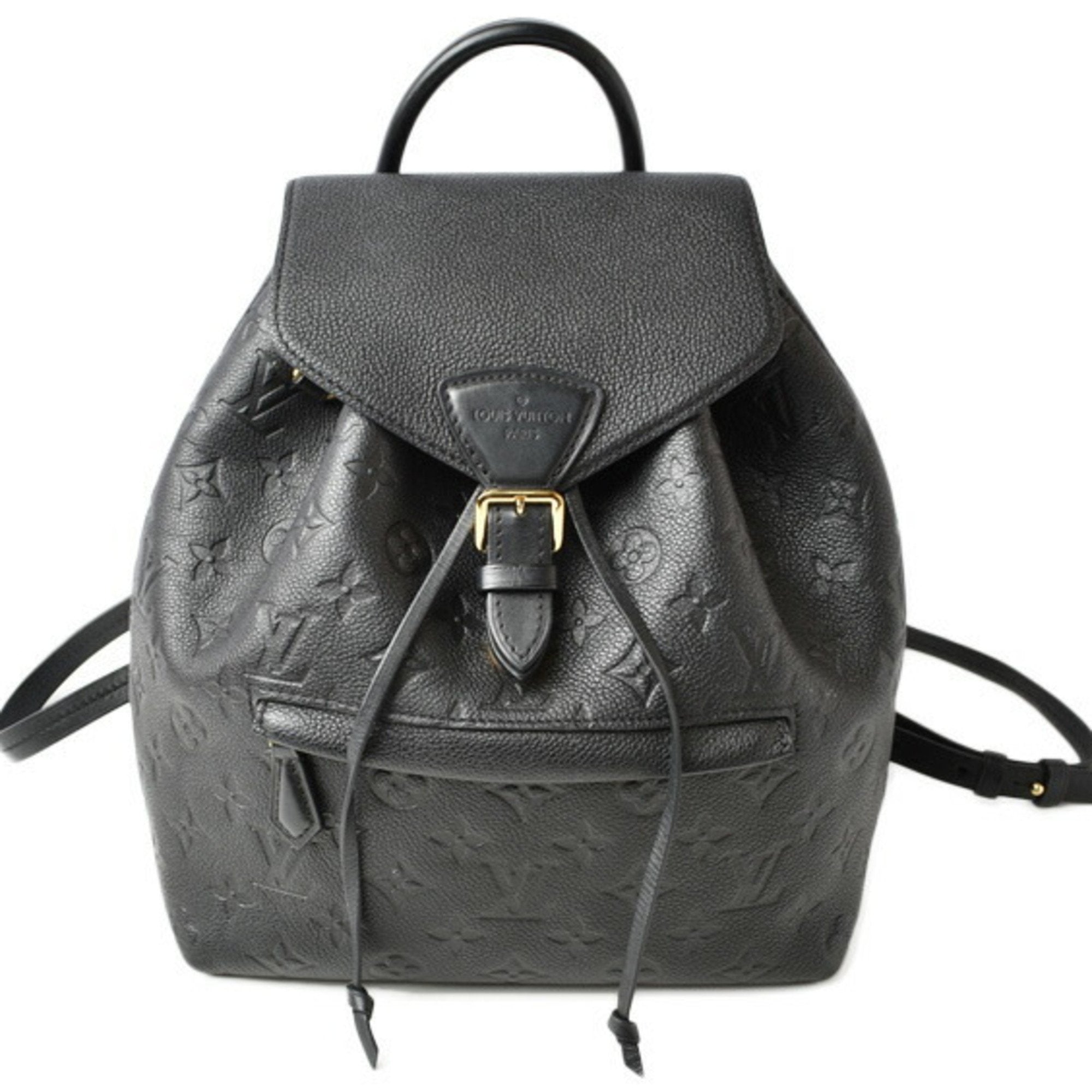 Louis Vuitton Black Monogram Empreinte Leather Backpack (Pre-Owned)