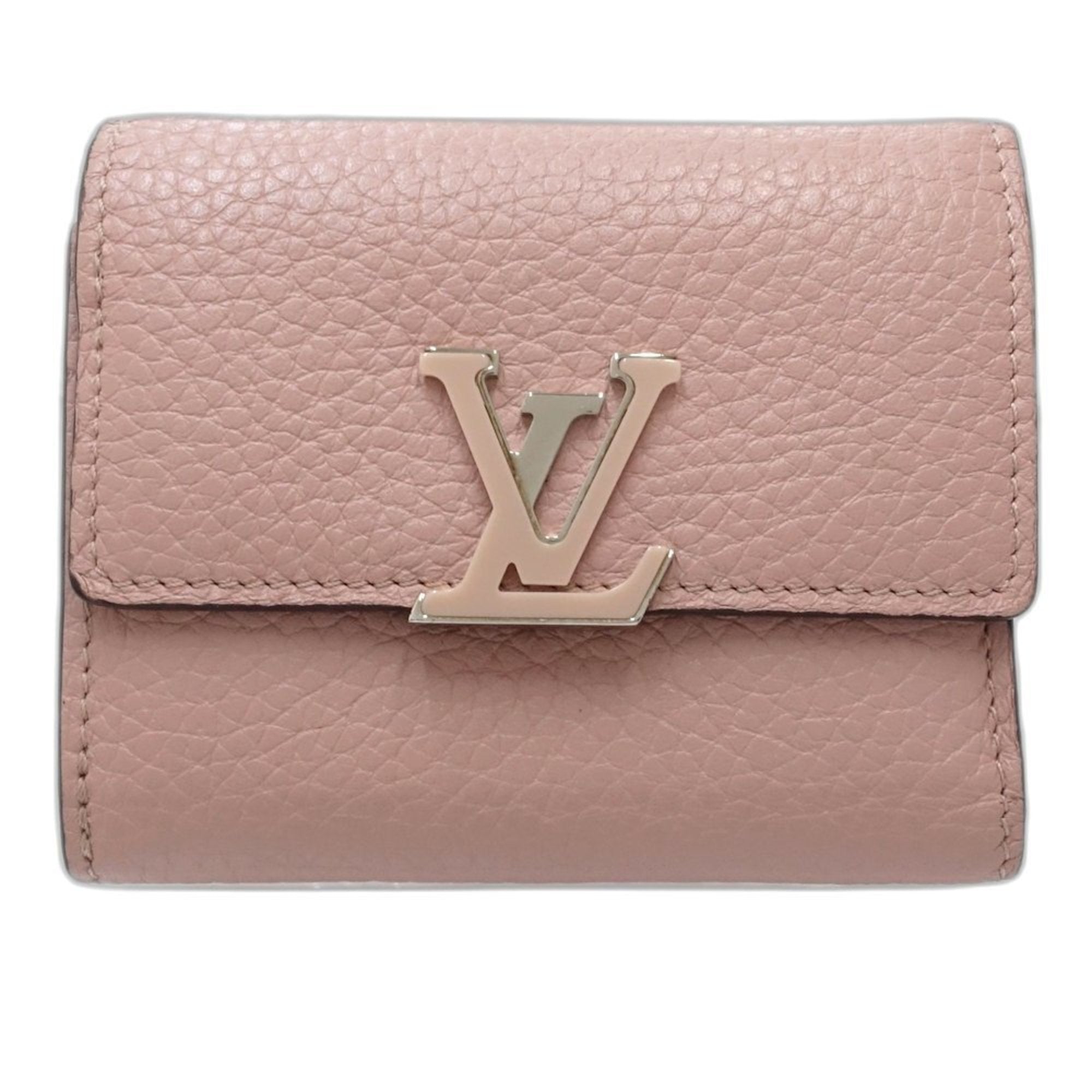 Louis Vuitton Magnolia Leather Wallet (Tri-Fold) (Pre-Owned)