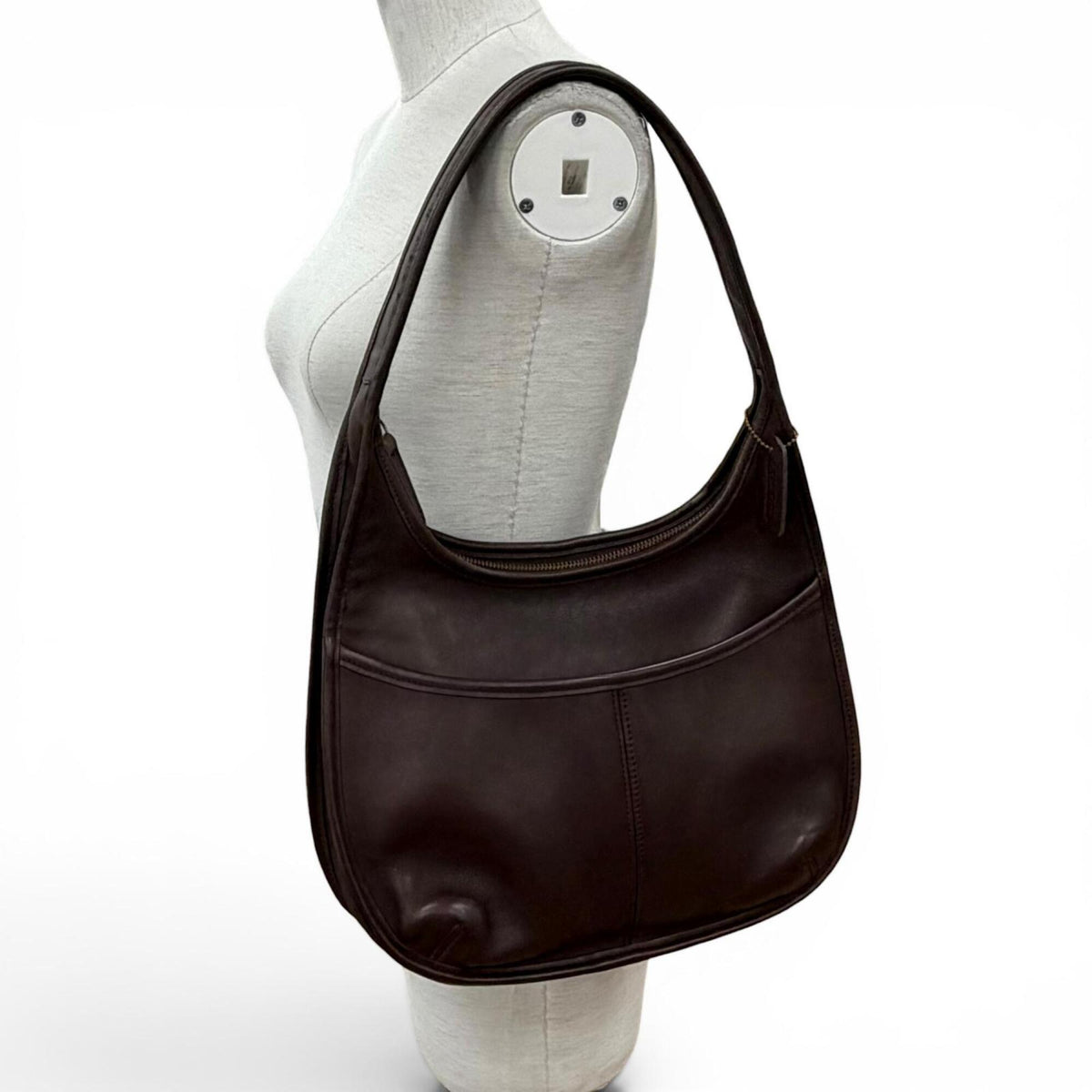 Coach Brown Leather Shoulder Bag (Pre-Owned)