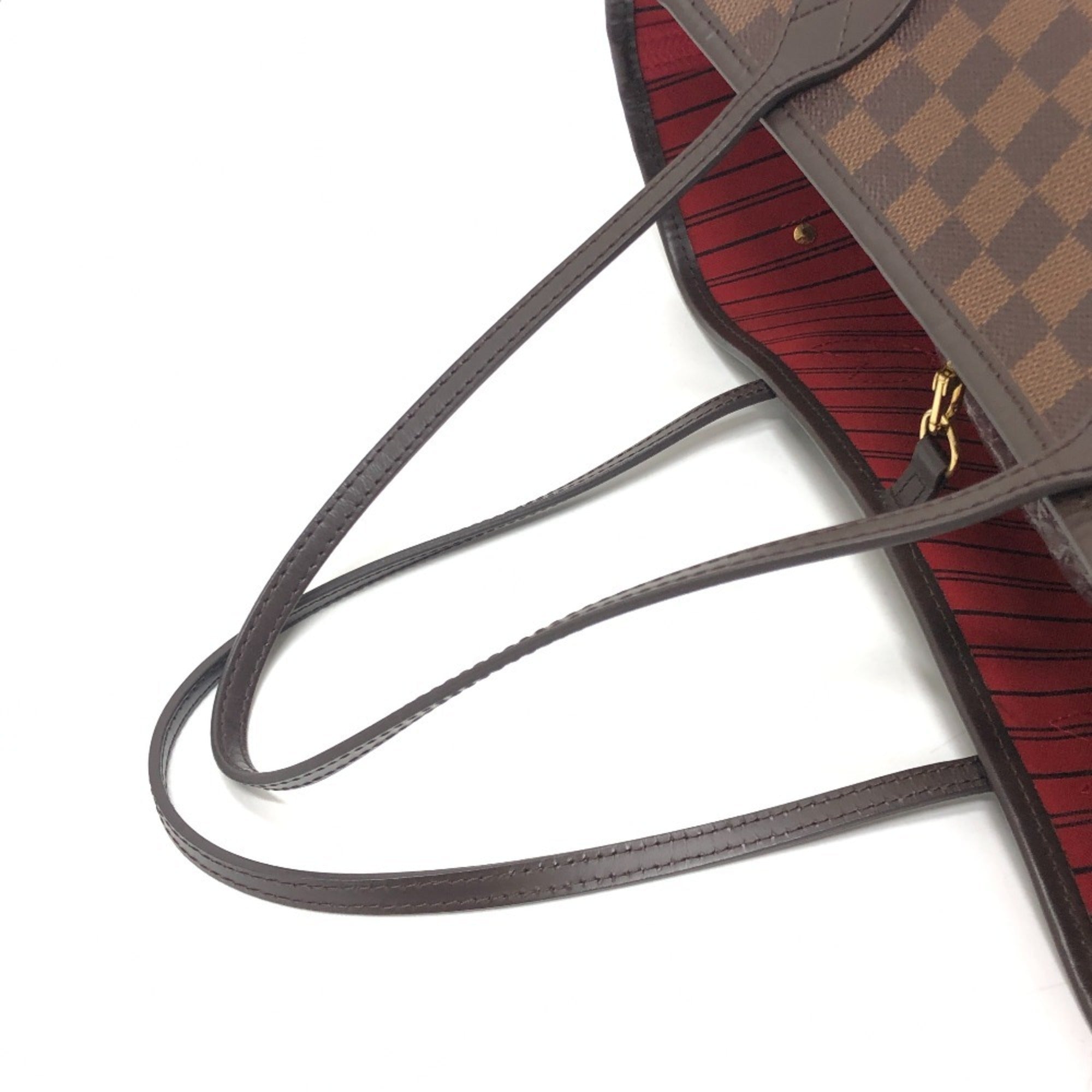 Louis Vuitton Brown Ebene Damier Canvas Shoulder Bag Tote Bag (Pre-Owned)