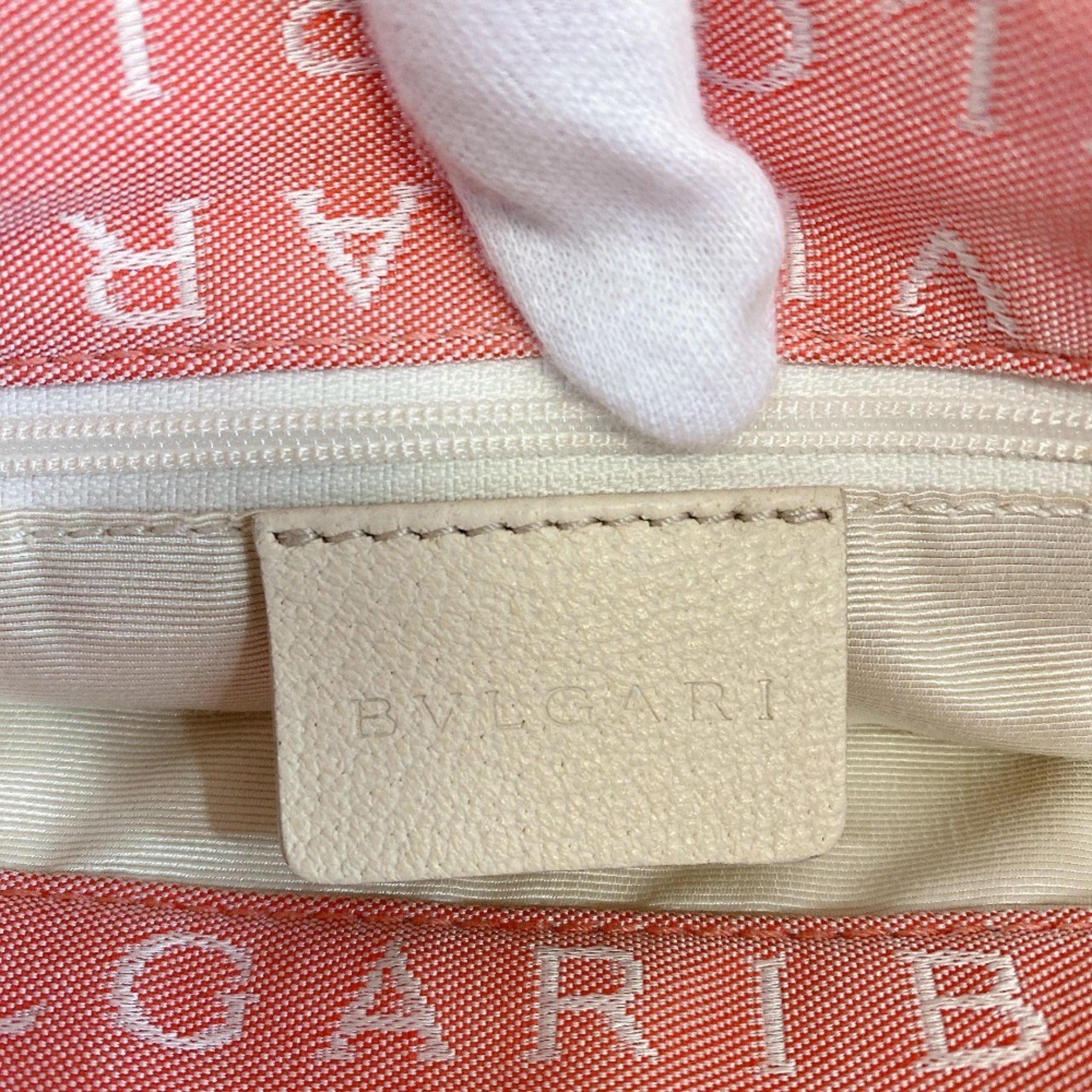 Bvlgari Pink Canvas Tote Bag (Pre-Owned)