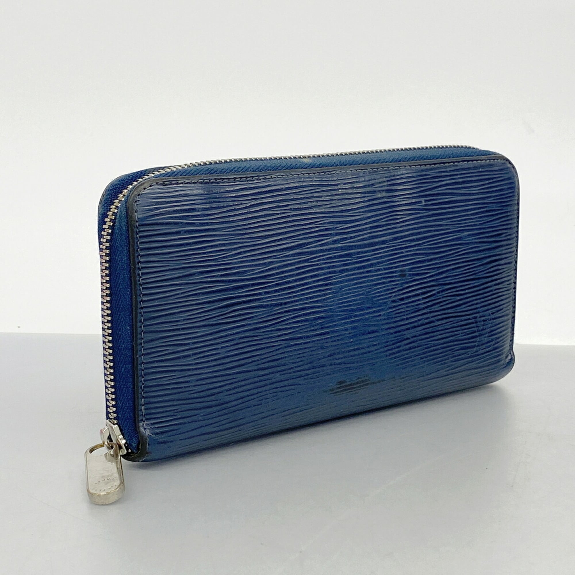 Louis Vuitton Navy Long Wallet (Bi-Fold) (Pre-Owned)