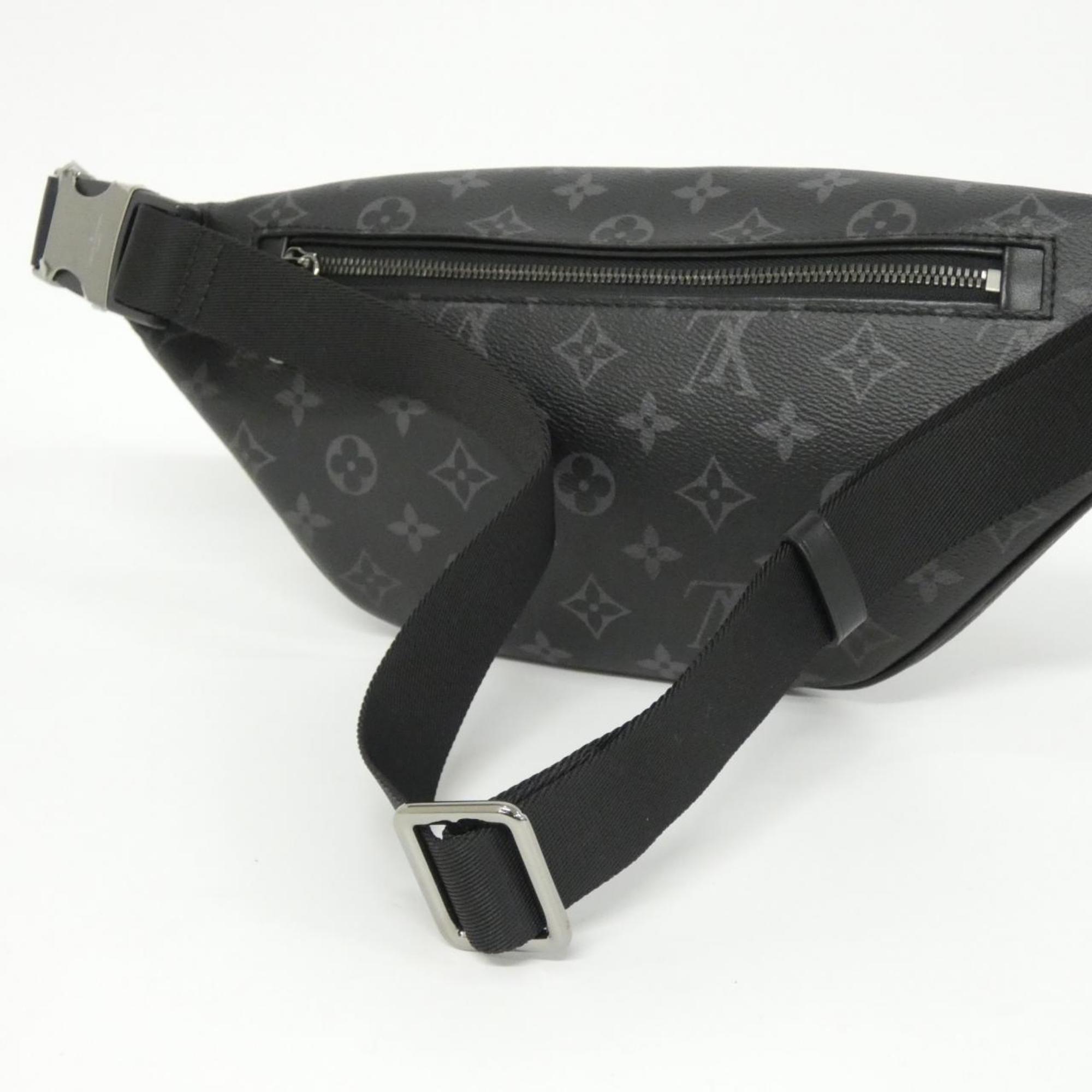 Louis Vuitton Black Coated Canvas Shoulder Bag (Pre-Owned)