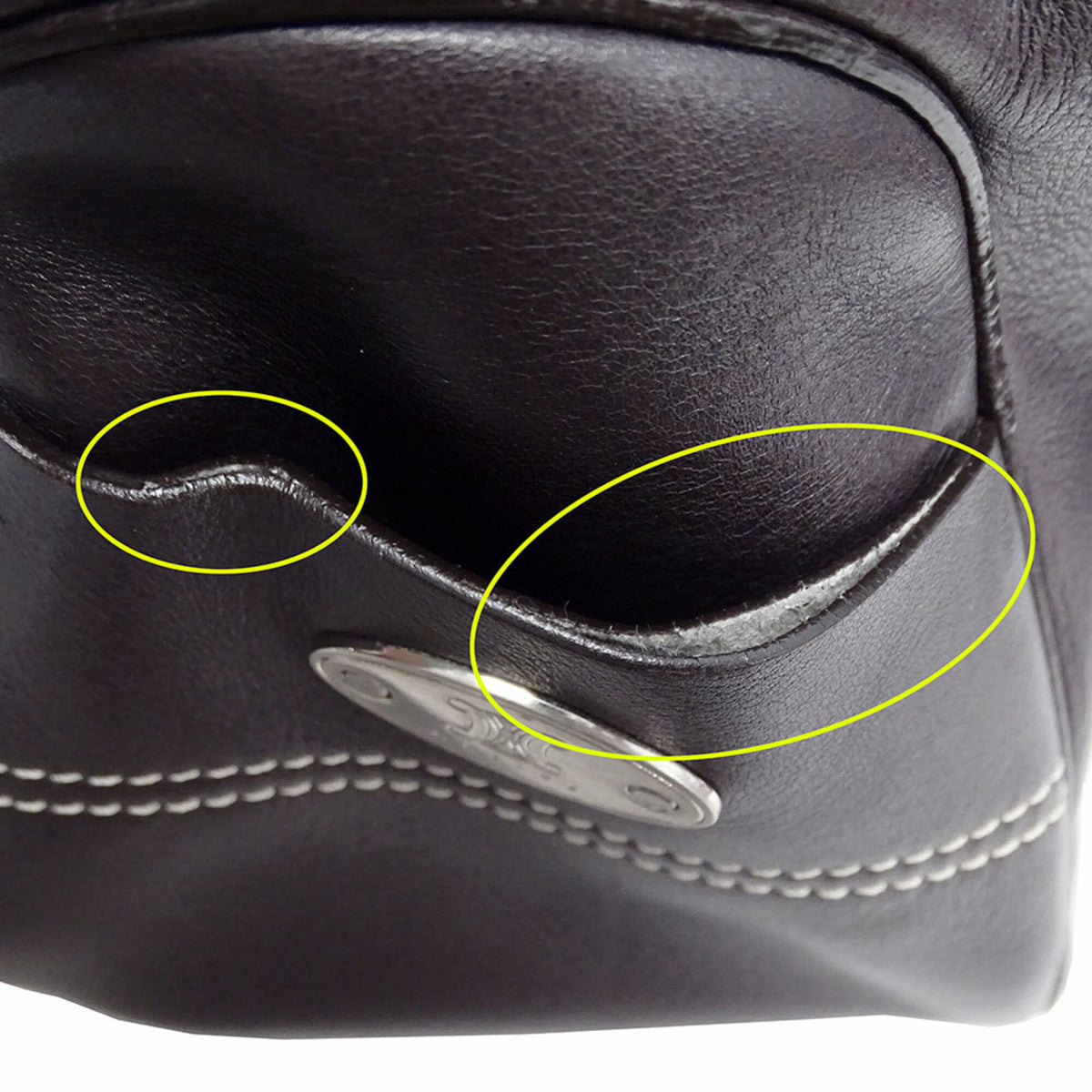 Celine Dark Brown Leather Handbag (Pre-Owned)