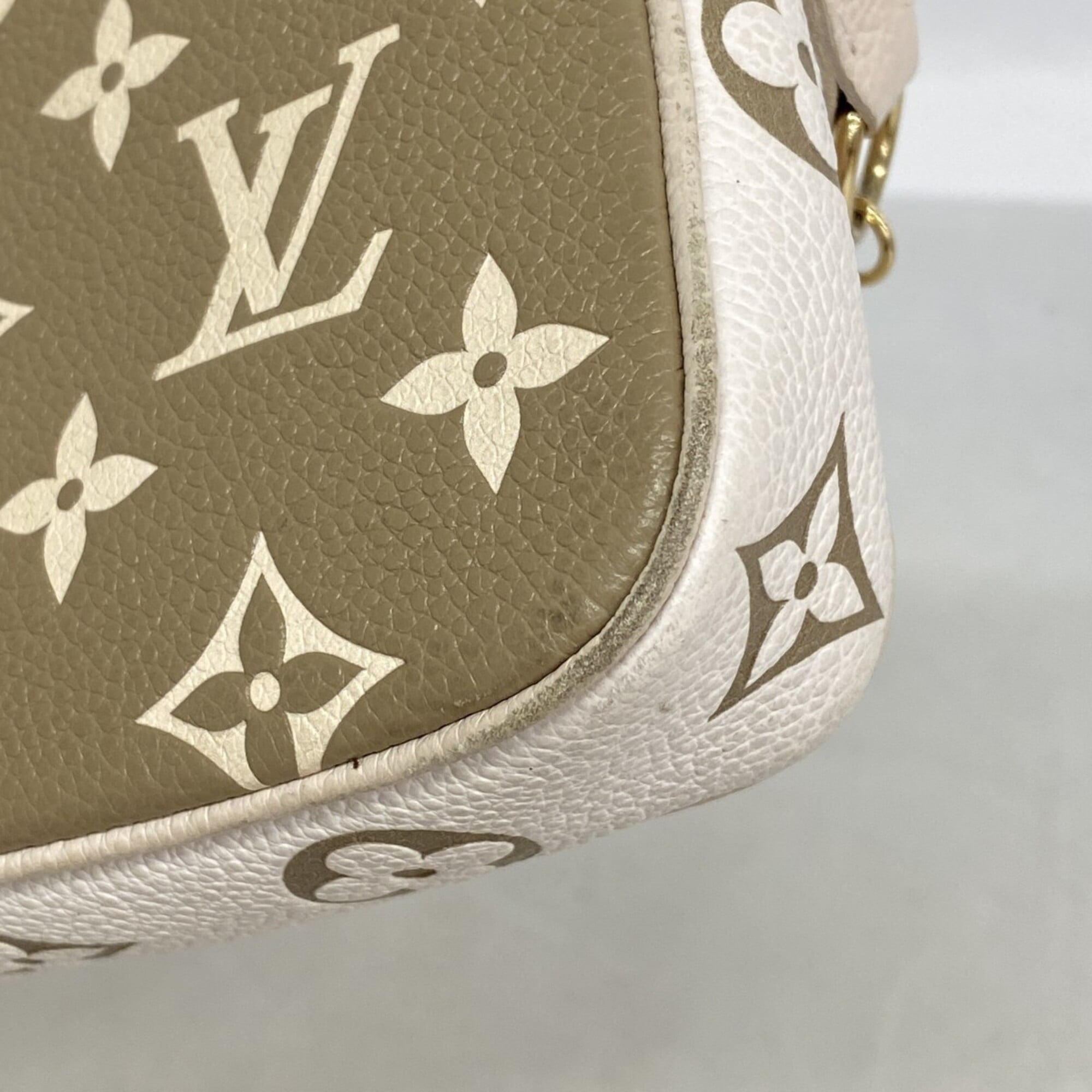 Louis Vuitton Beige Khaki Pouch (Pre-Owned)