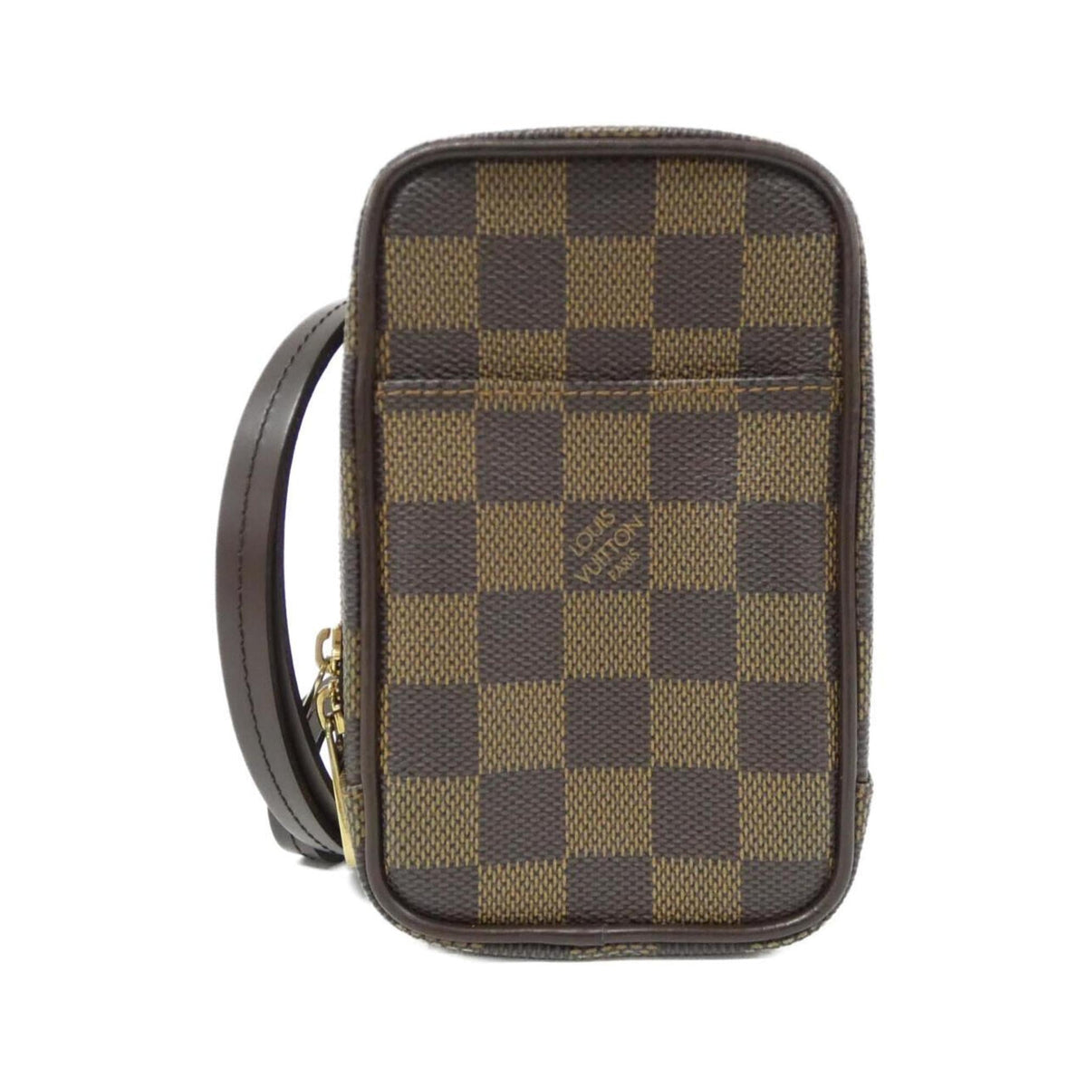 Louis Vuitton Ebene Coated Canvas Handbag Pouch (Pre-Owned)