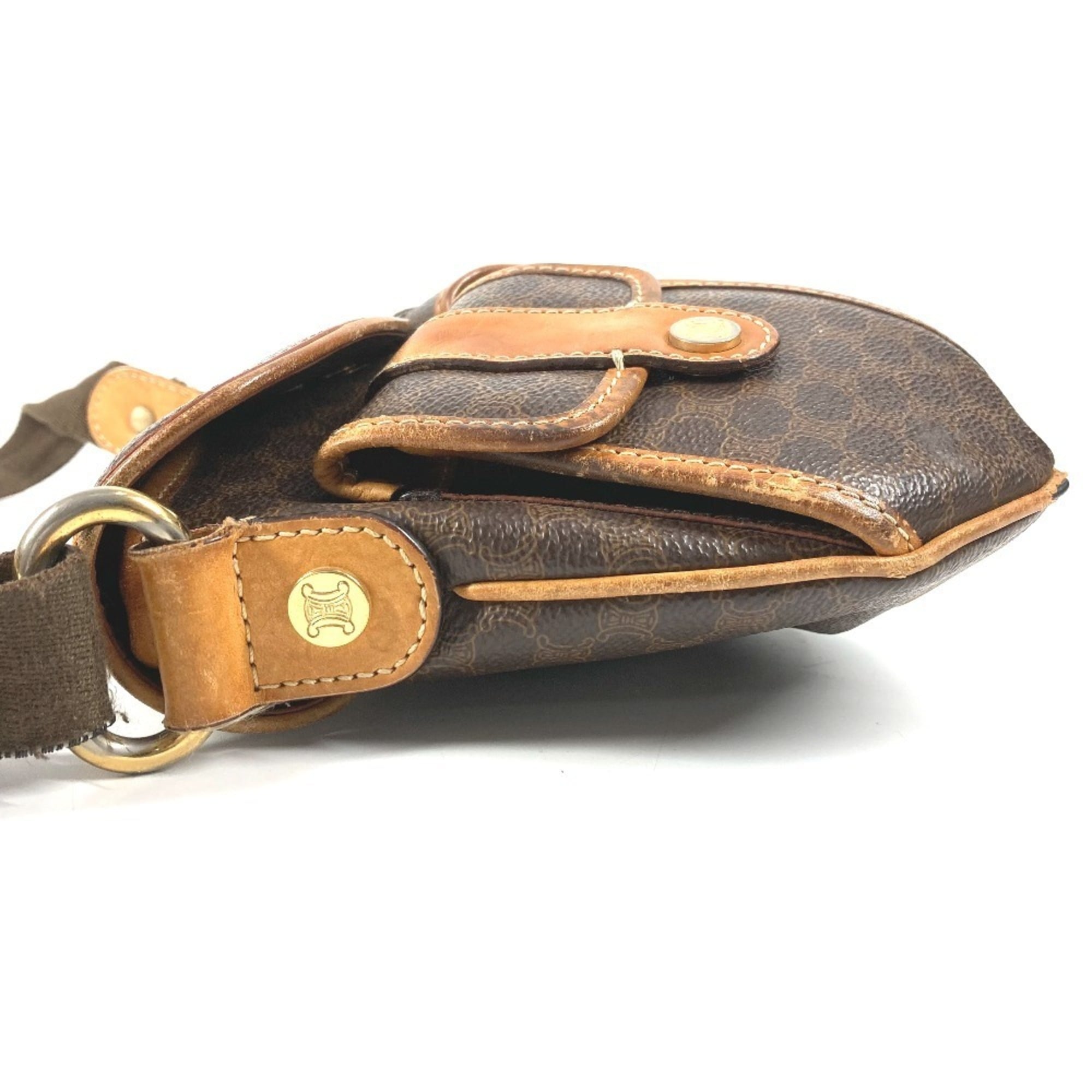 Celine Brown Leather Shoulder Bag (Pre-Owned)