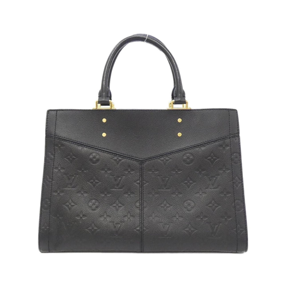 Louis Vuitton Black Leather Handbag (Pre-Owned)