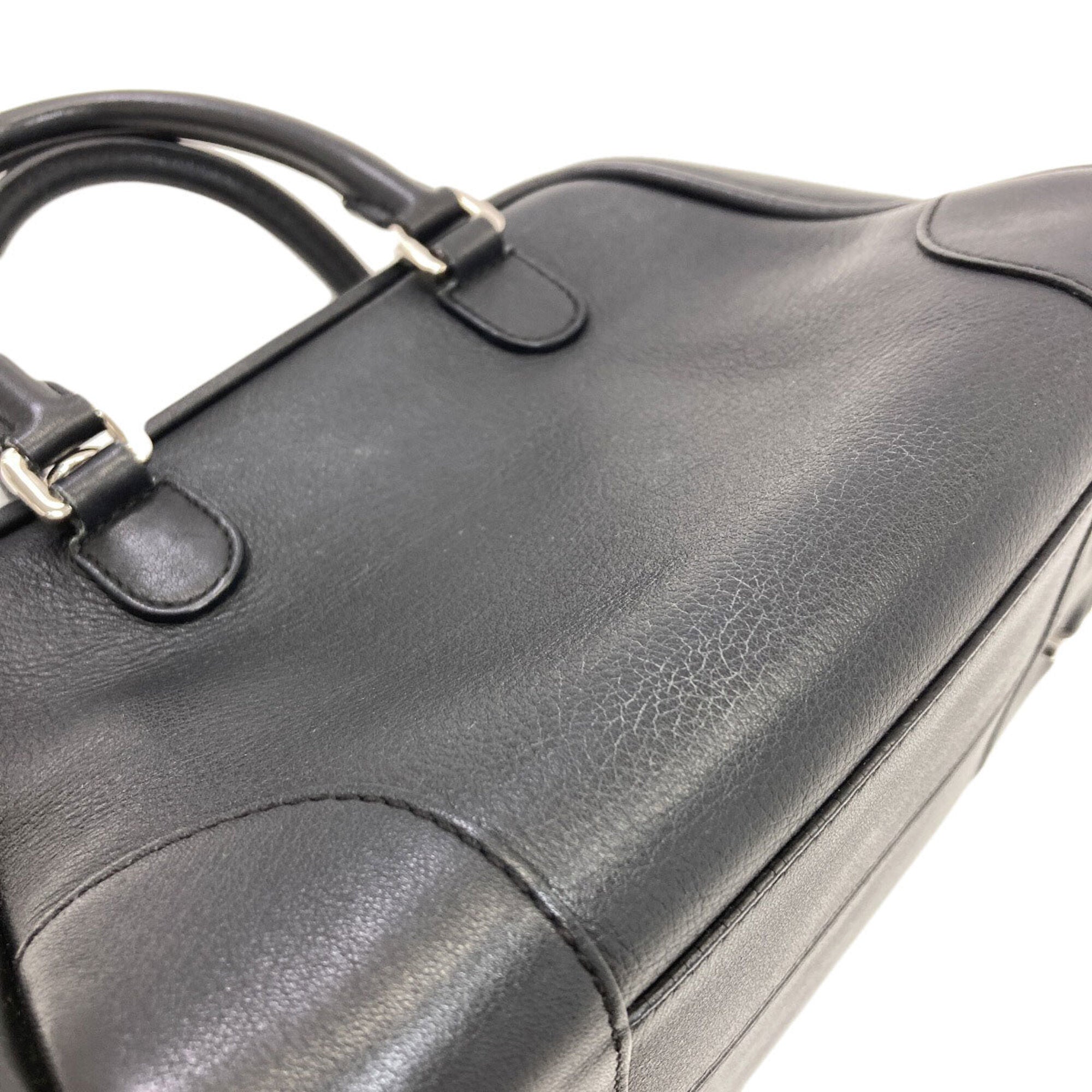 Loewe Black Leather Handbag (Pre-Owned)