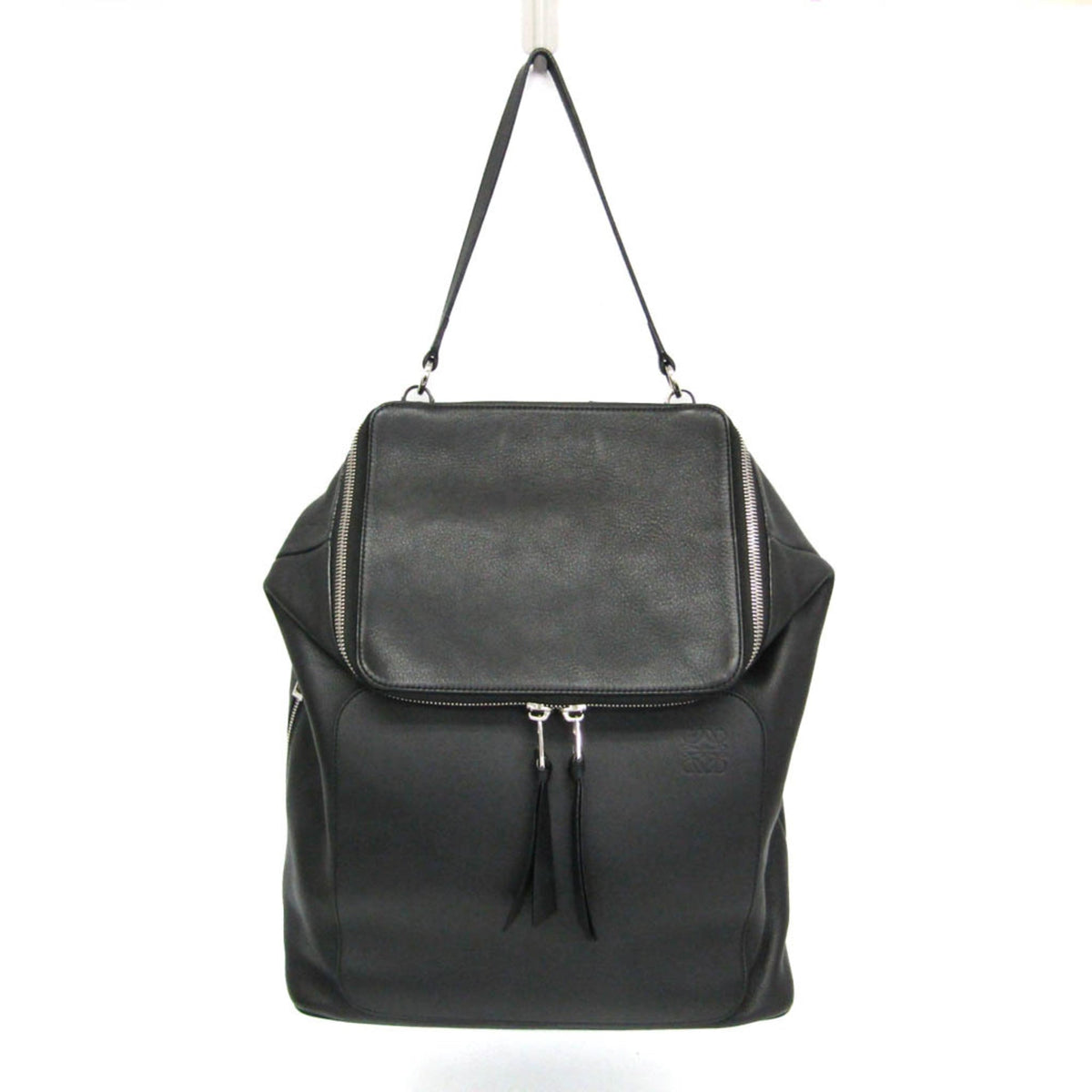 Loewe Black Leather Backpack (Pre-Owned)