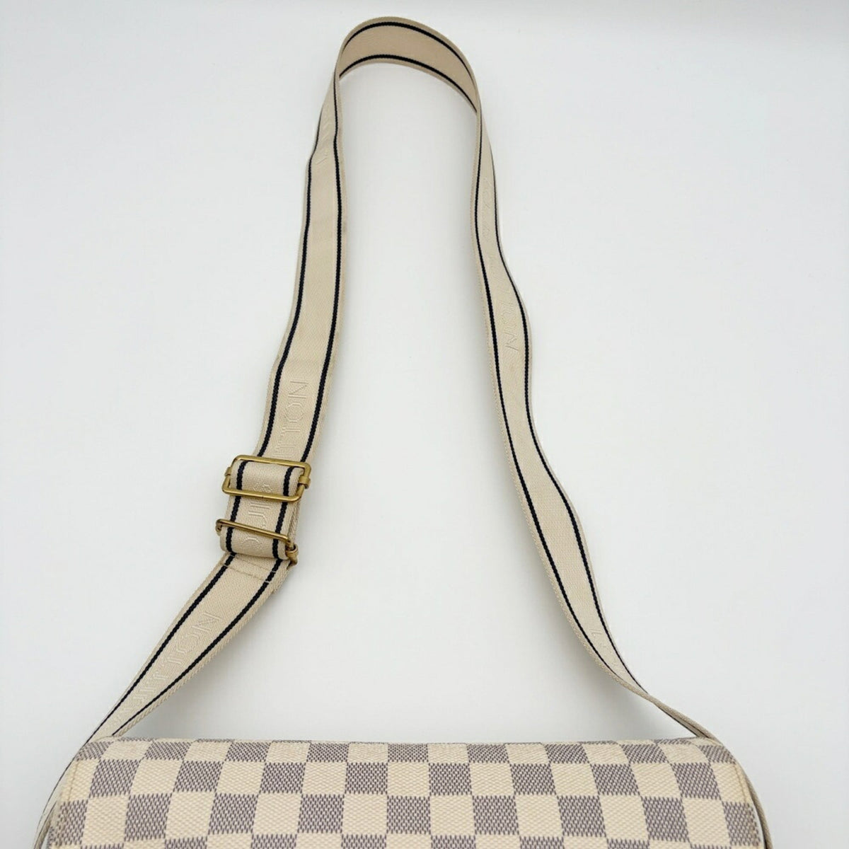 Louis Vuitton Damier Azur Damier Azur Damier Canvas Shoulder Bag (Pre-Owned)
