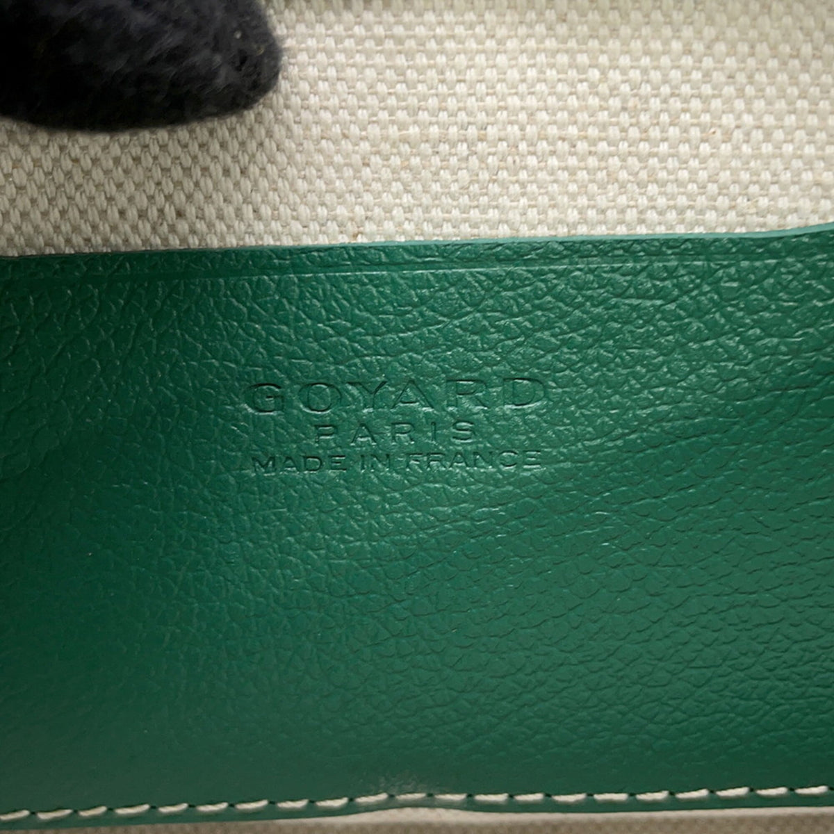 Goyard Green Pvc Leather Handbag Shoulder Bag (Pre-Owned)