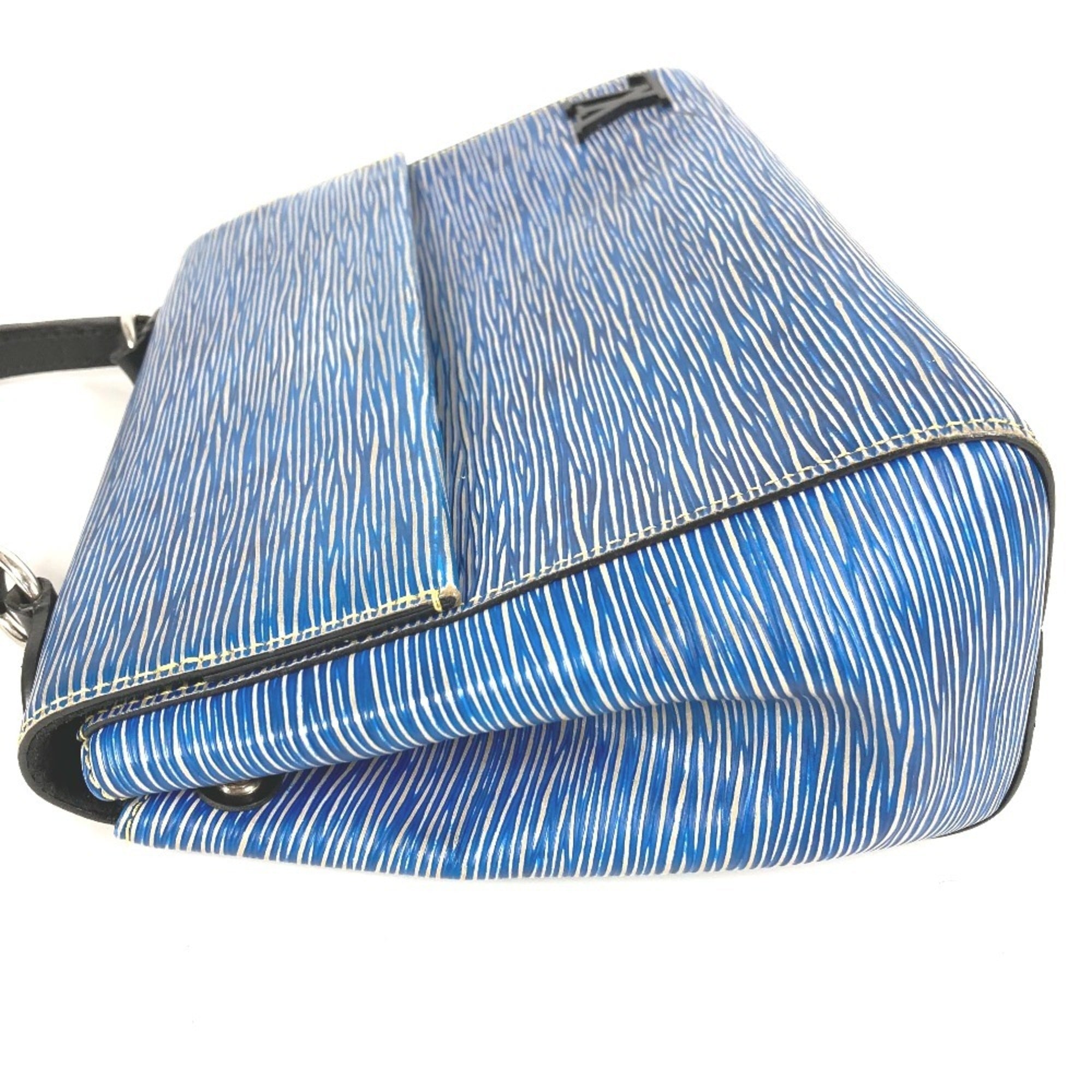 Louis Vuitton Blue Epi Leather Handbag Shoulder Bag (Pre-Owned)