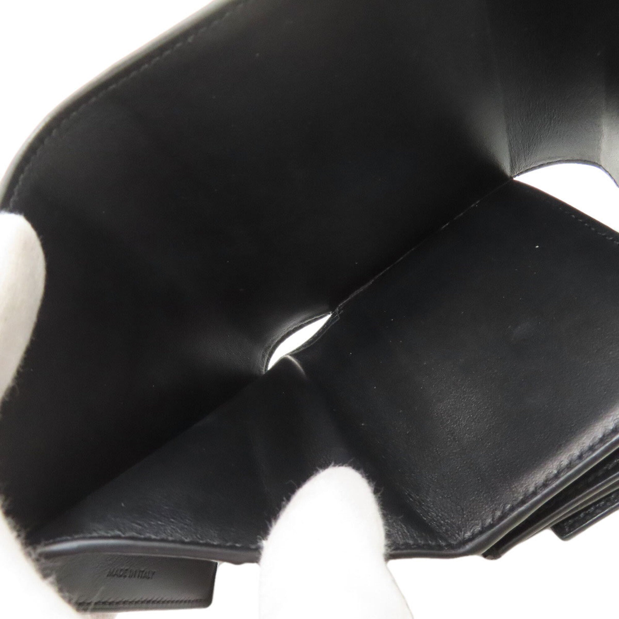 Celine Black Leather Wallet (Tri-Fold) (Pre-Owned)