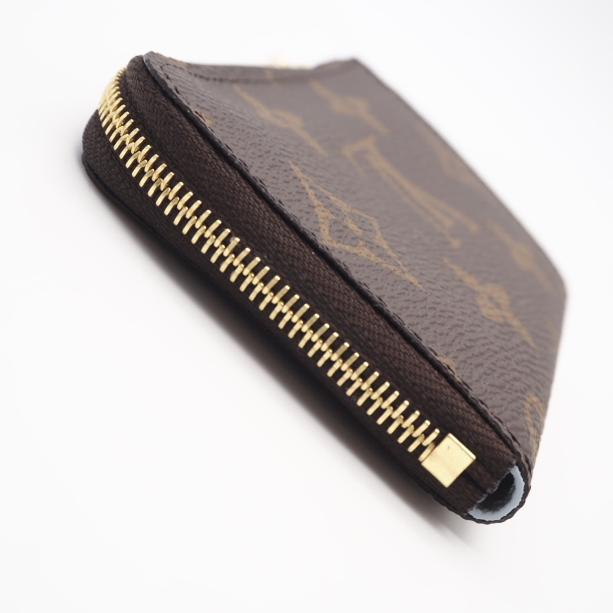 Louis Vuitton Beige Blue Brown Monogram Coated Canvas Coin Purse/Coin Case (Pre-Owned)