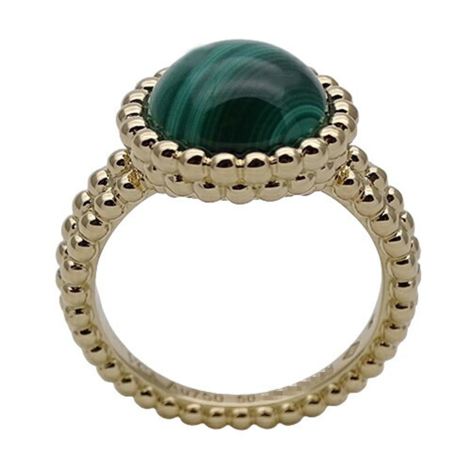 Van Cleef & Arpels Perlee Green Yellow Gold Yellow Gold (18K) Band Ring (Pre-Owned)