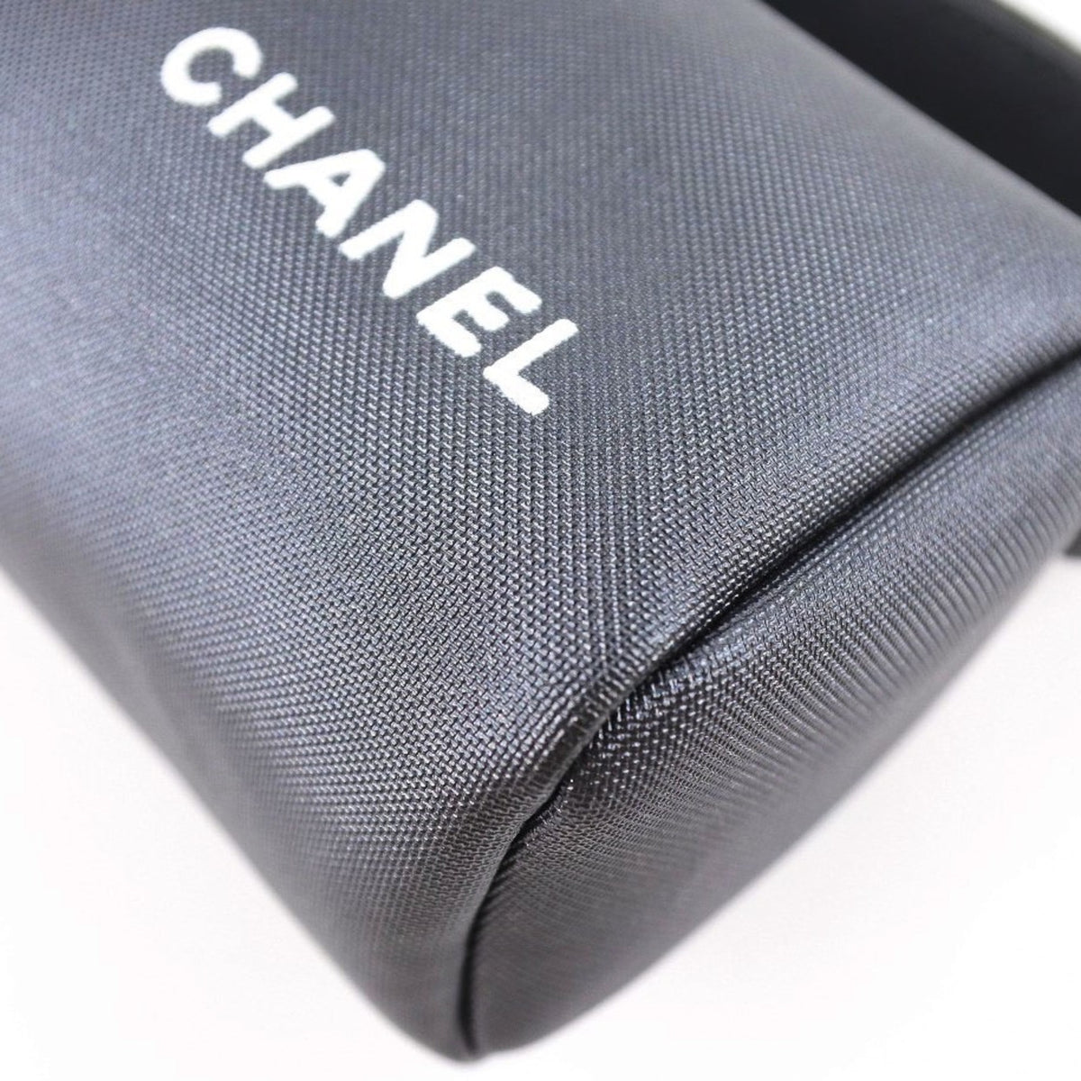 Chanel Gray Nylon Pouch (Pre-Owned)