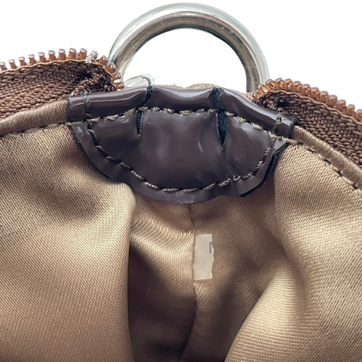 Coach Beige Brown Canvas Leather Crossbody Bag Shoulder Bag (Pre-Owned)