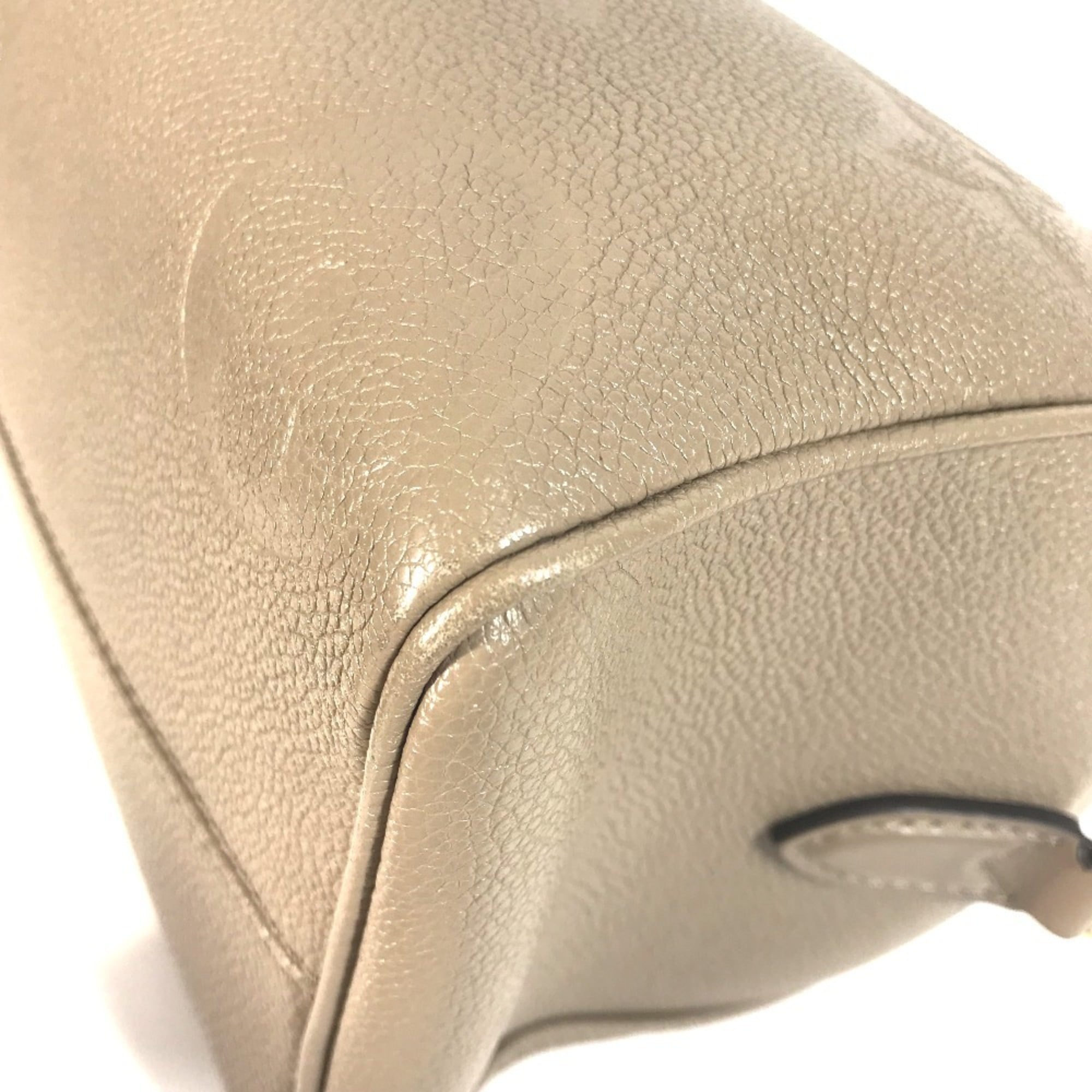 Louis Vuitton Beige Tourterelle Monogram Empreinte Boston Bag Handbag Shoulder Bag (Pre-Owned)