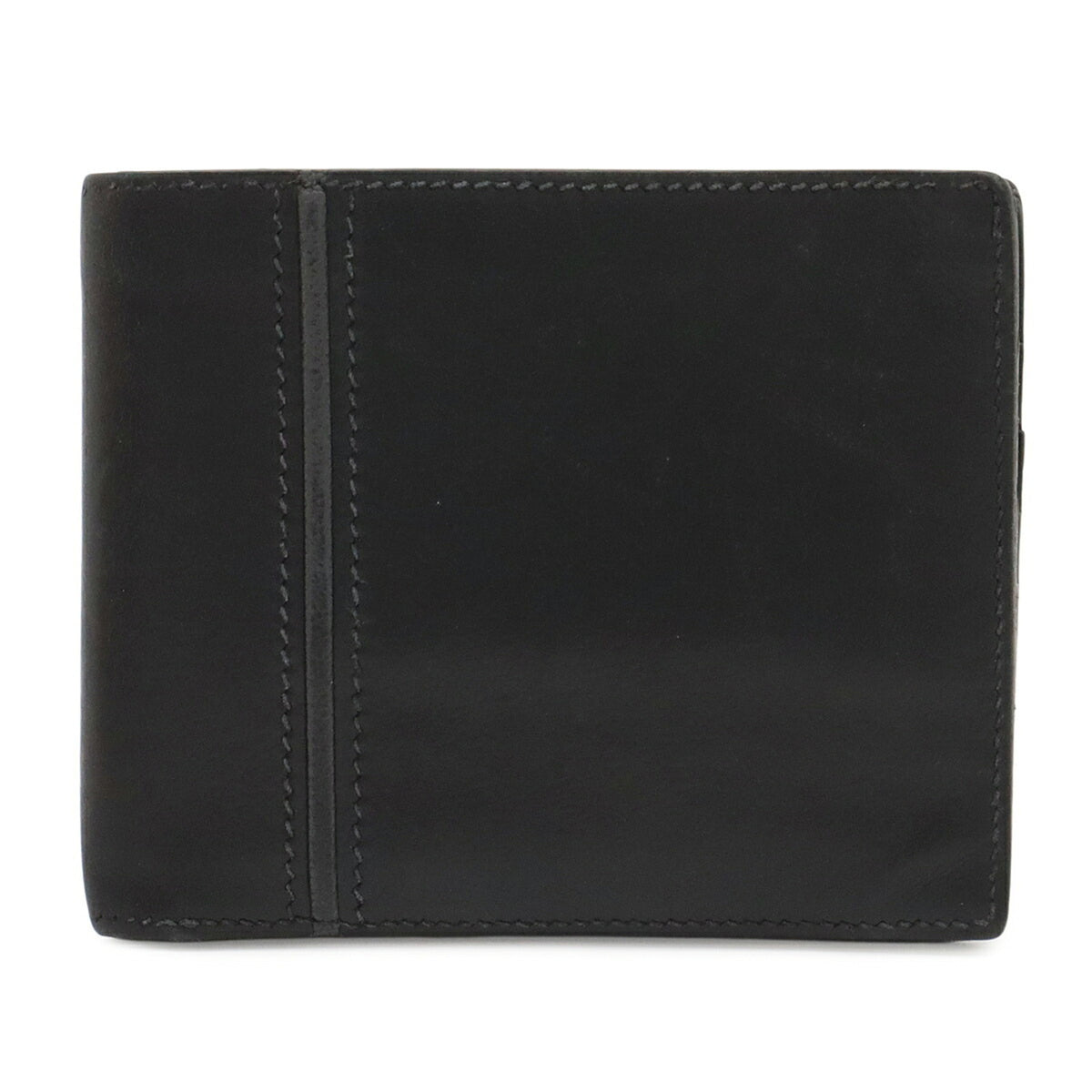 Hermes Black Leather Wallet (Bi-Fold) (Pre-Owned)