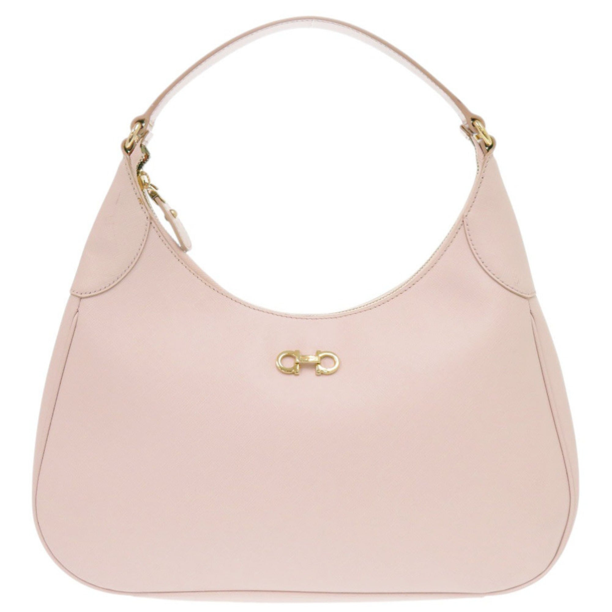 Salvatore Ferragamo Pink Leather Shoulder Bag (Pre-Owned)