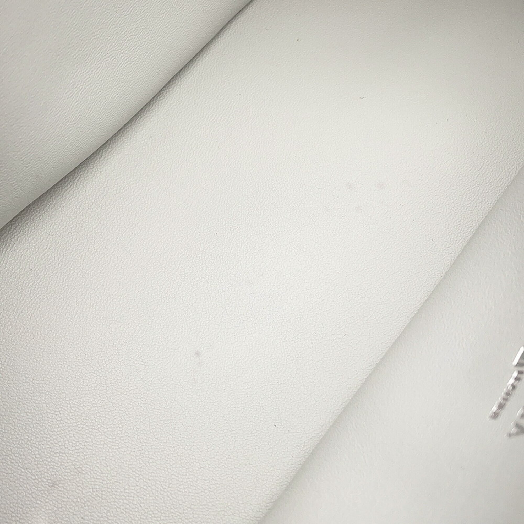 Balenciaga White Leather Handbag Shoulder Bag (Pre-Owned)