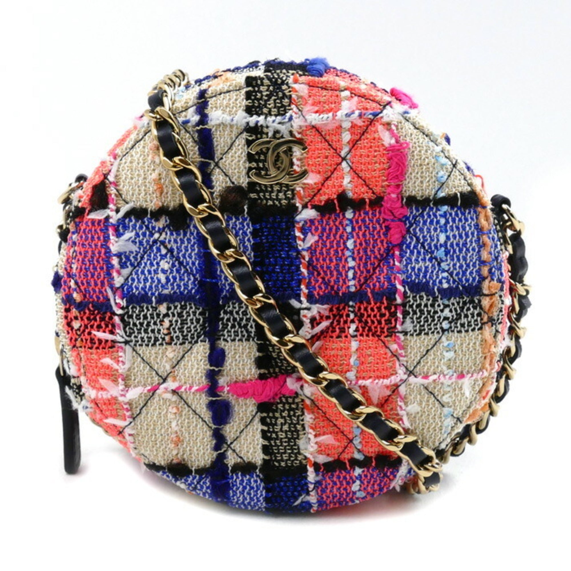 Chanel Multi-Color Tweed Shoulder Bag (Pre-Owned)